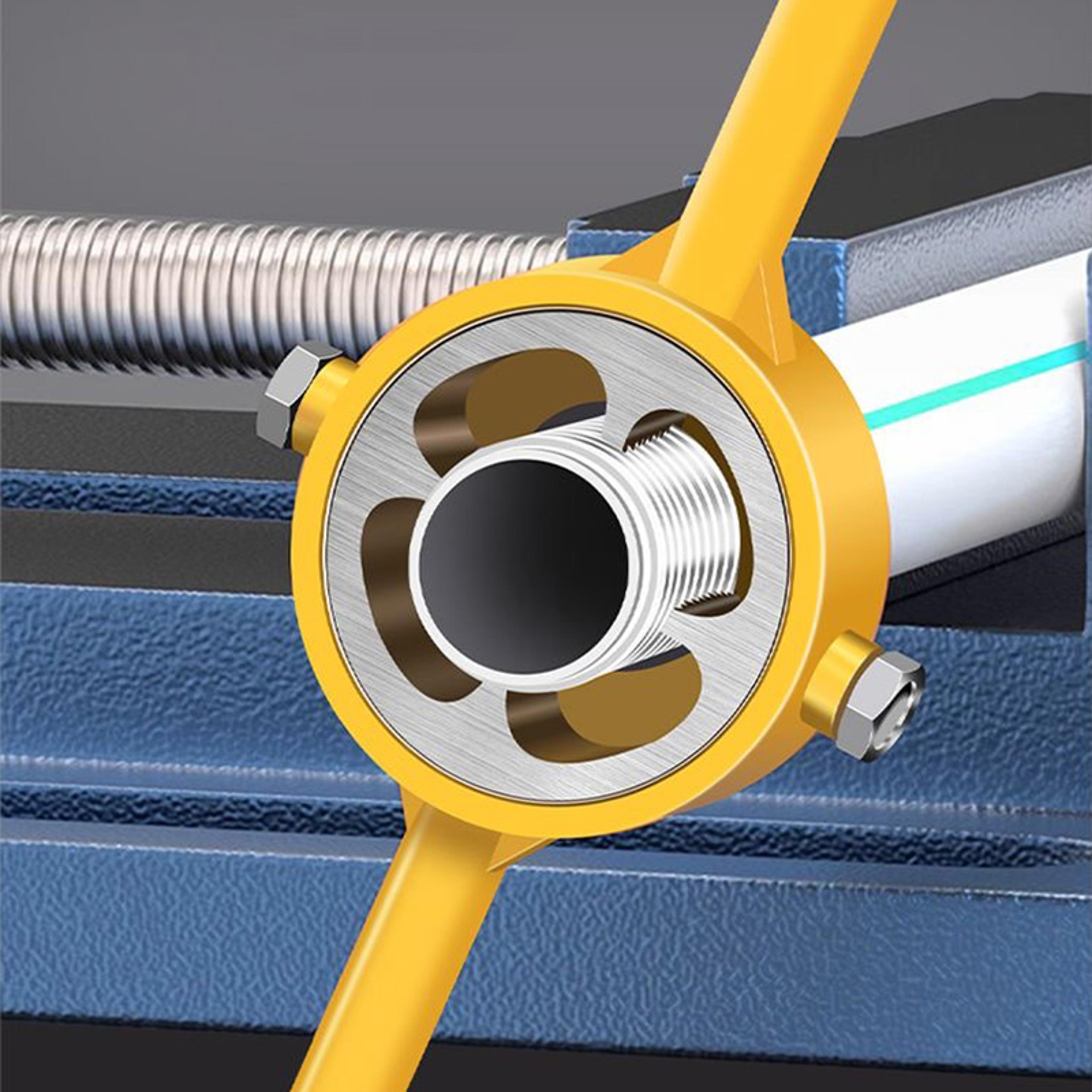 water pipe tapping tool with hex shank drill pipe thread opener