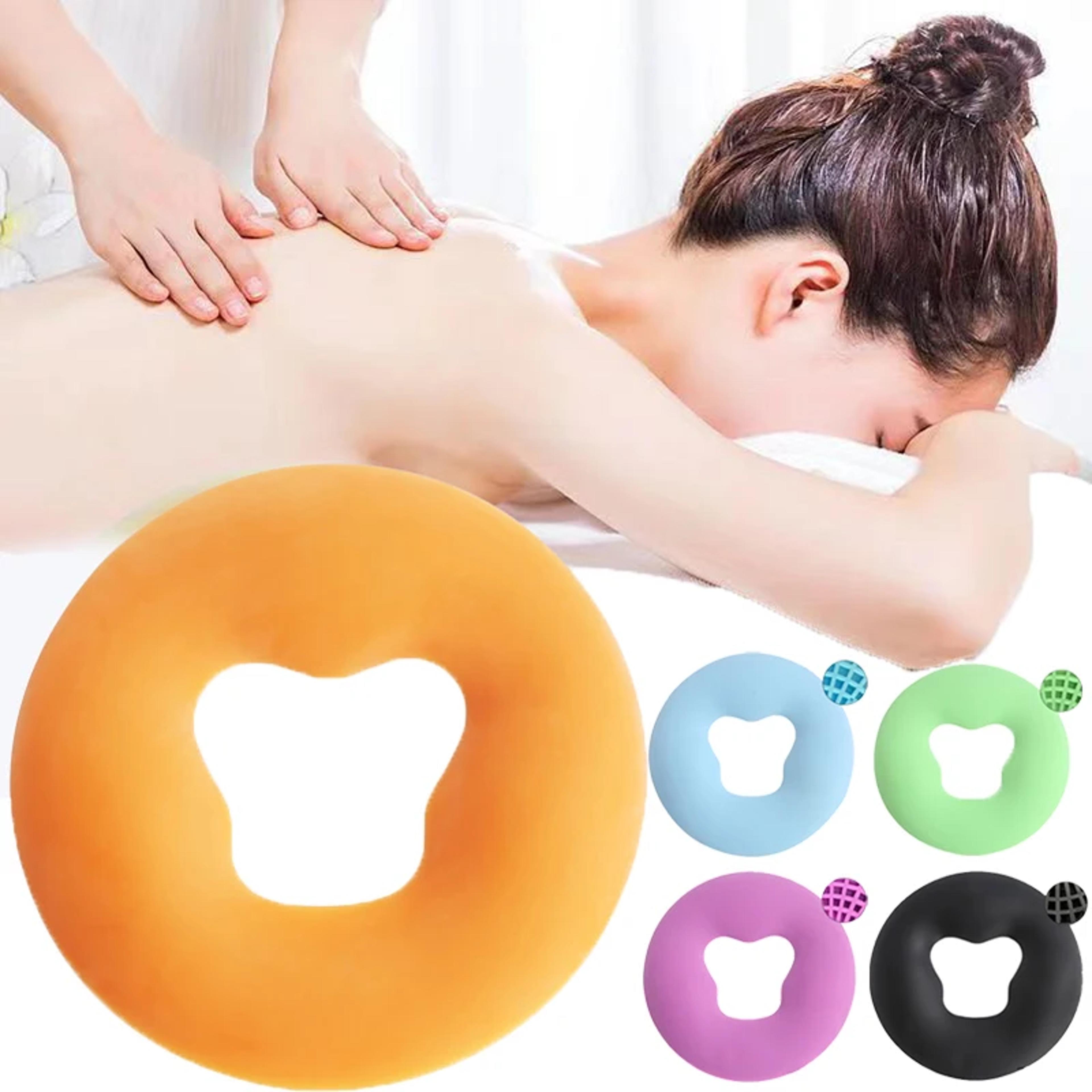 silicone massage face pillow reusable non slip spa face cradle