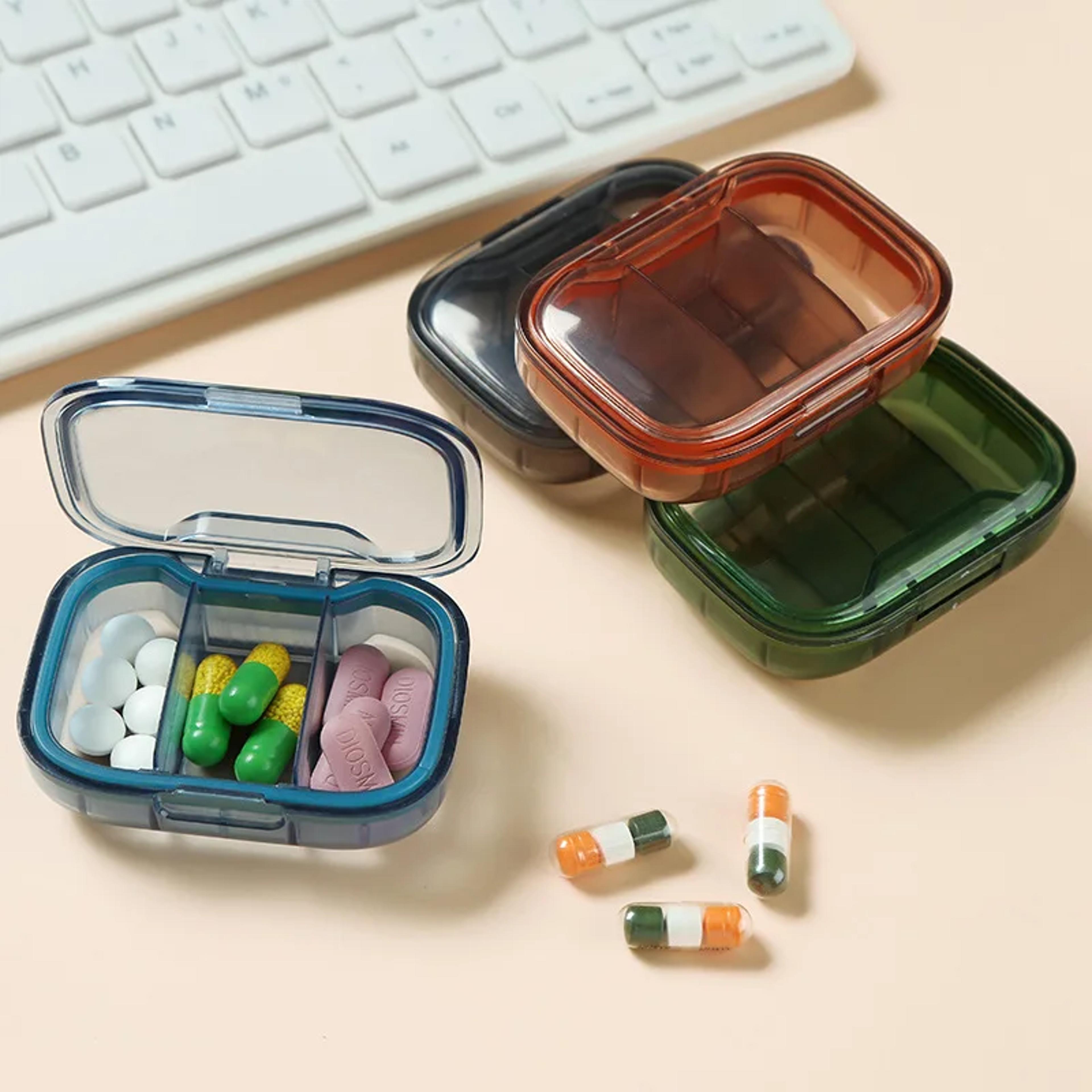 portable pill organizer mini travel pill case and medicine storage box