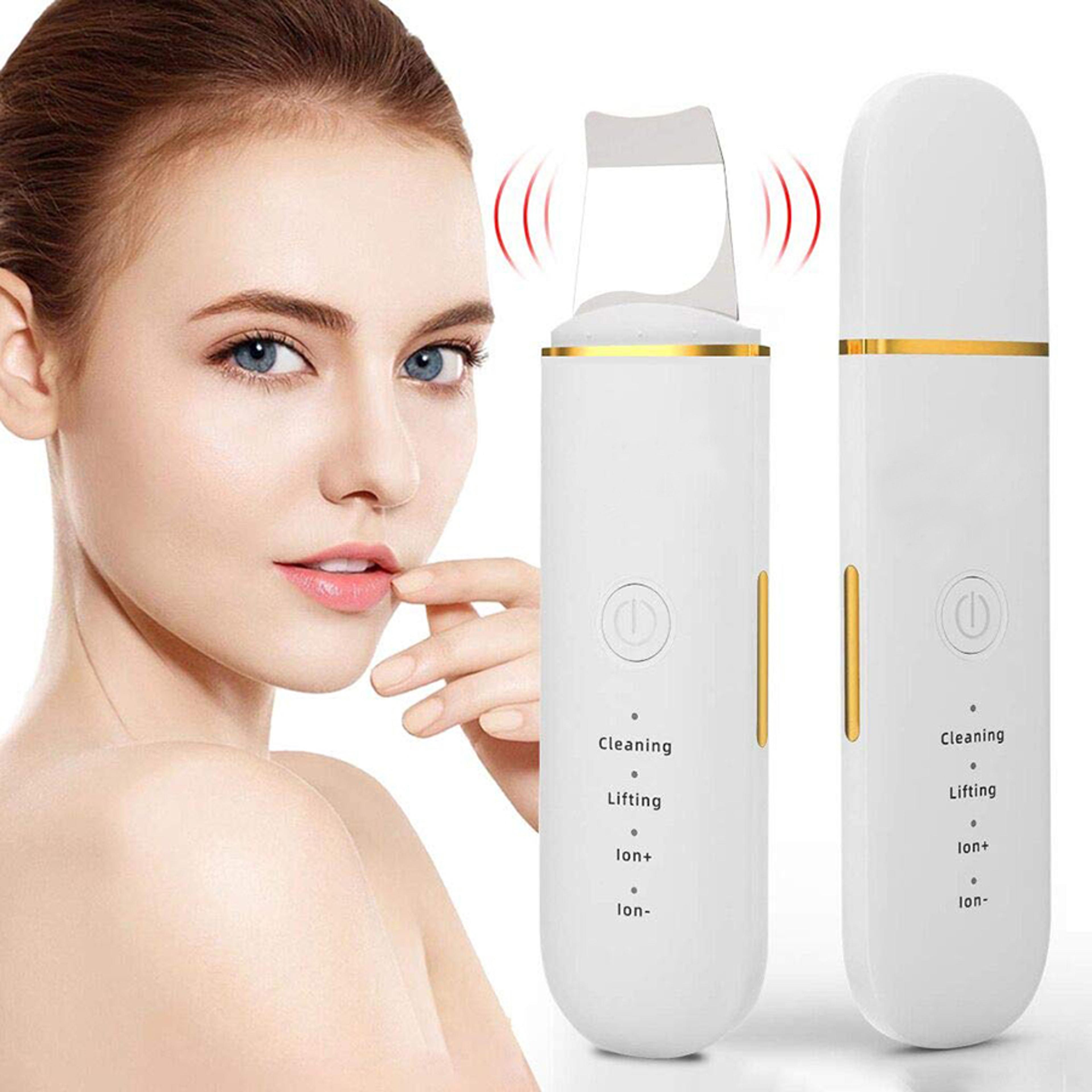 ultrasonic skin scrubber face spatula for deep pore cleansing and blackhead removal