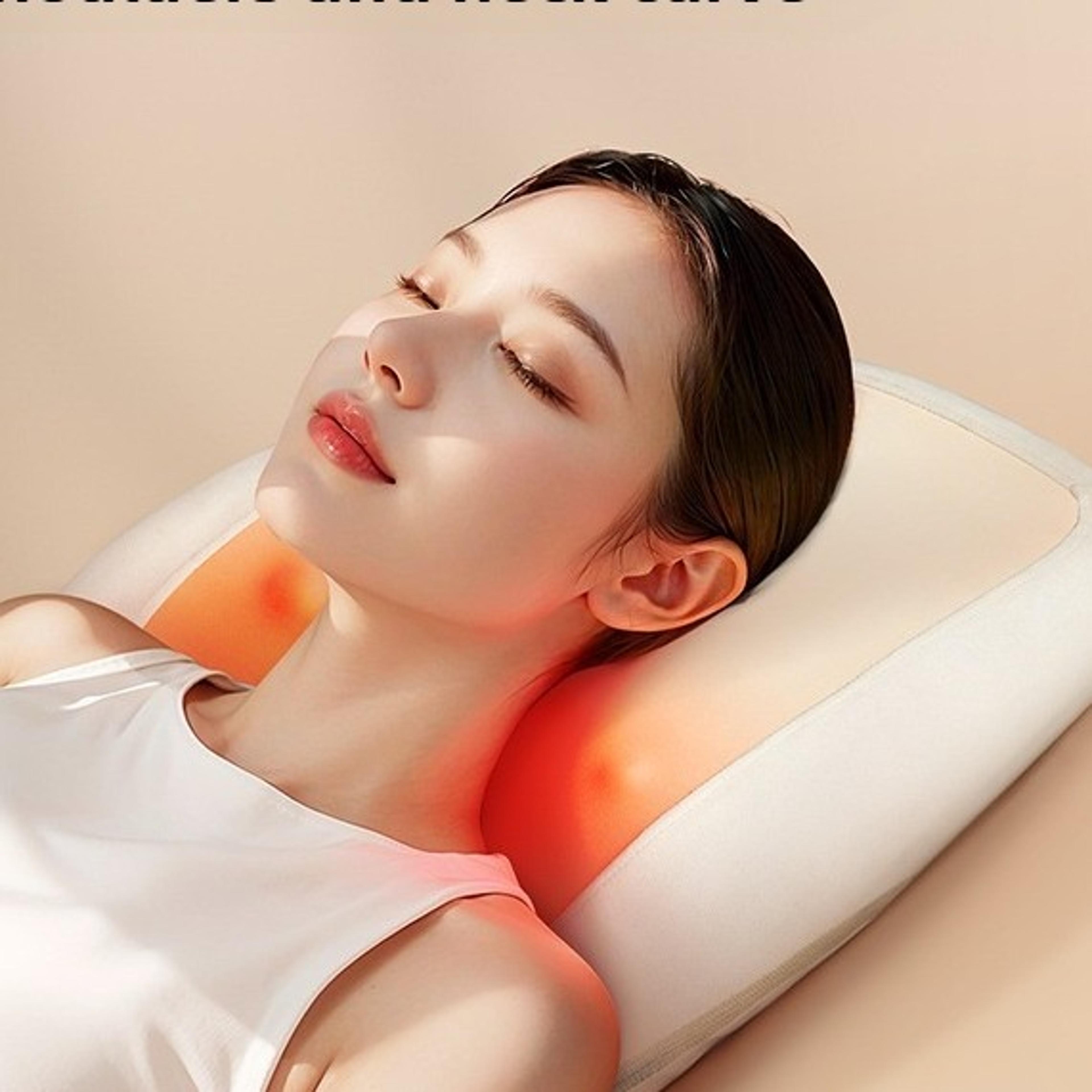 wireless back massage cushion with heat for chair car and home