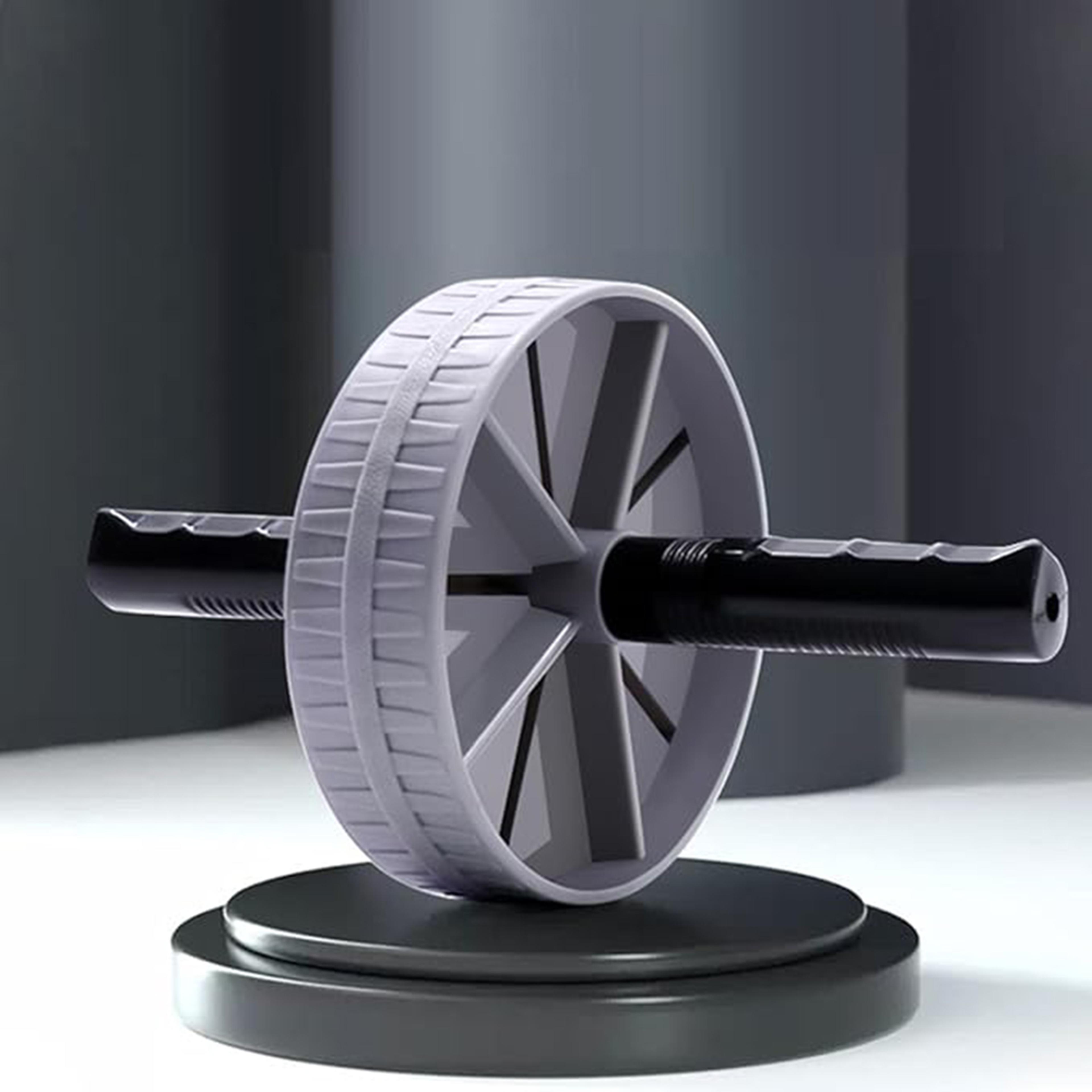 automatic rebound ab roller wheel with elbow support for core strength and home workouts