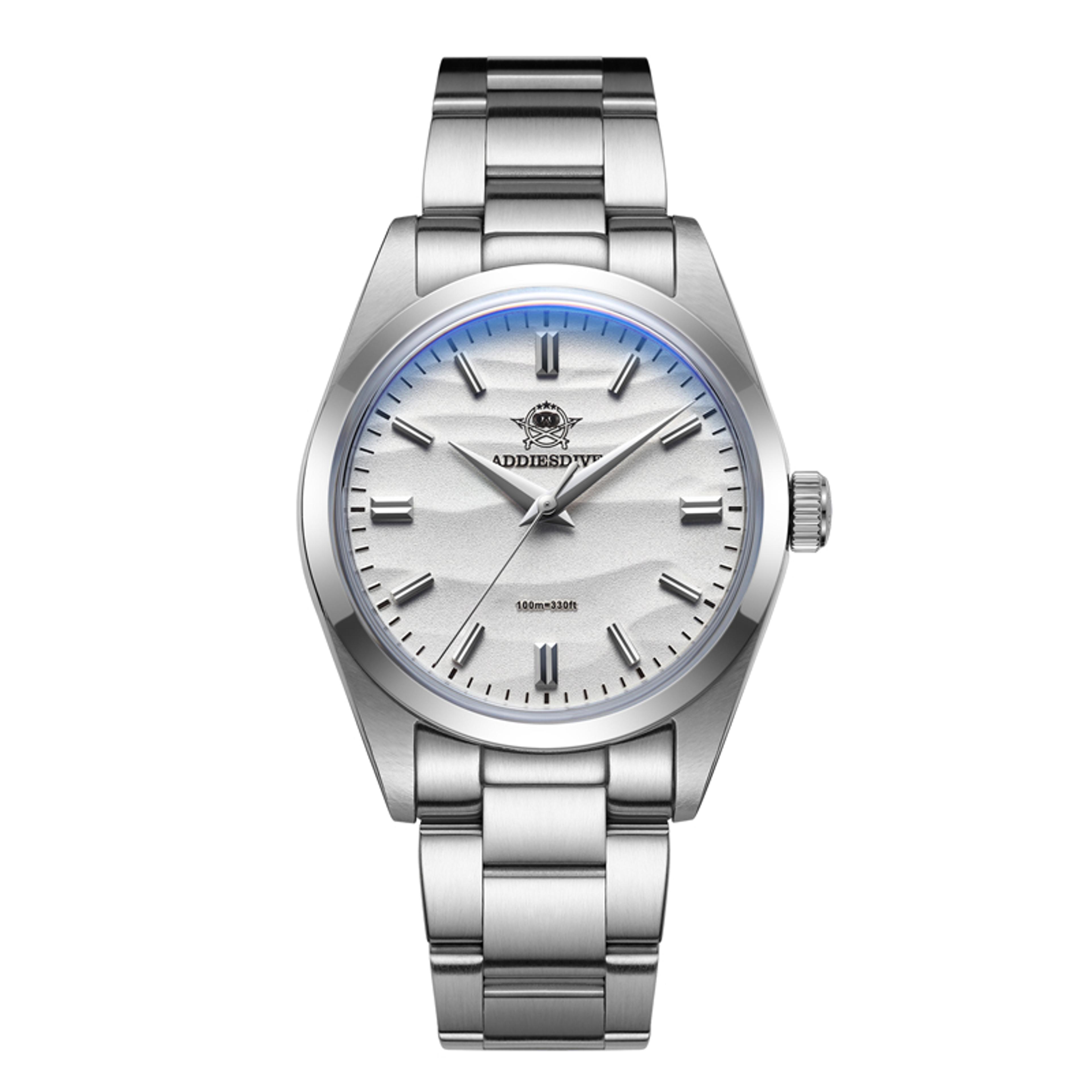 mens quartz watch waterproof stainless steel dress watch
