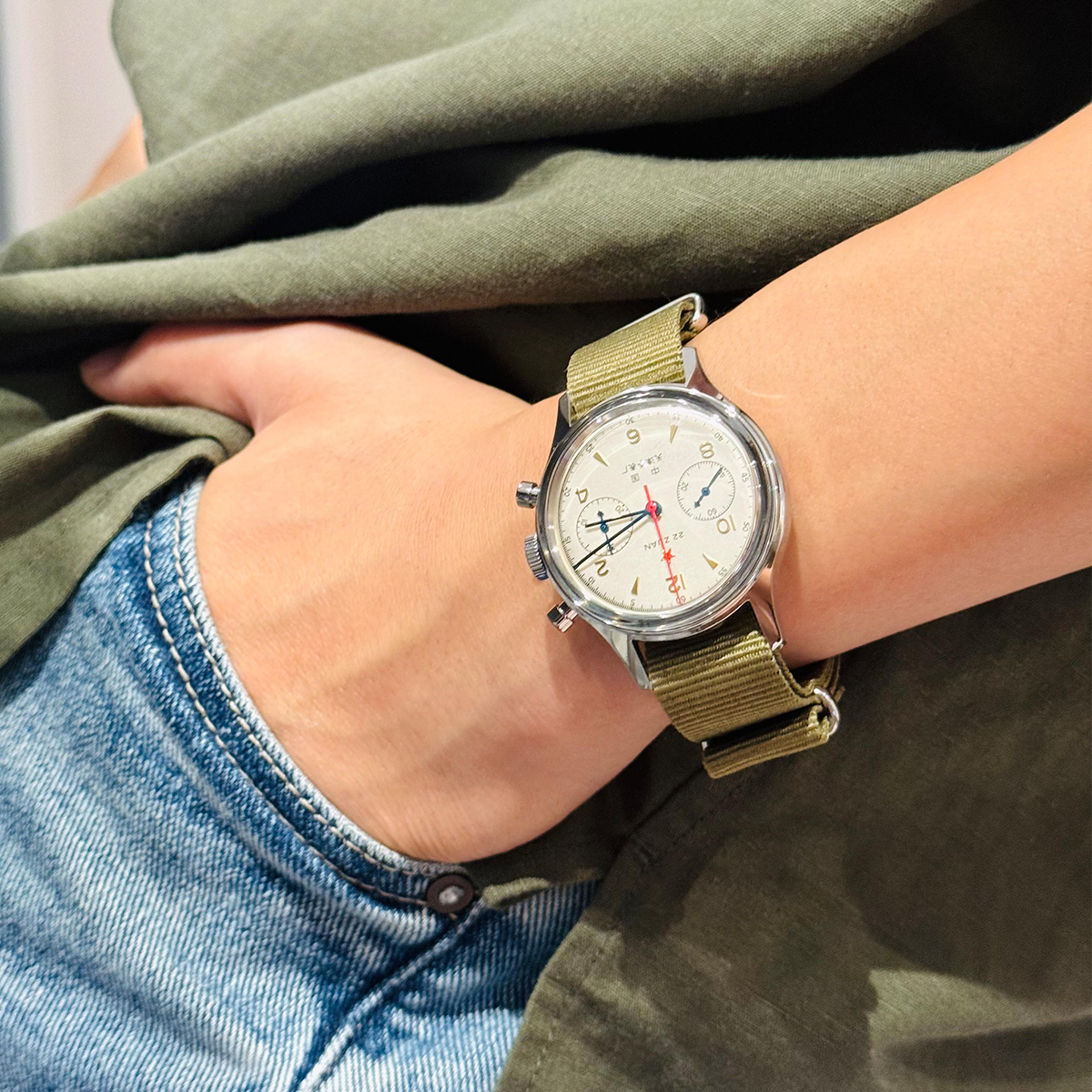 international edition st mechanical chronograph watch for men