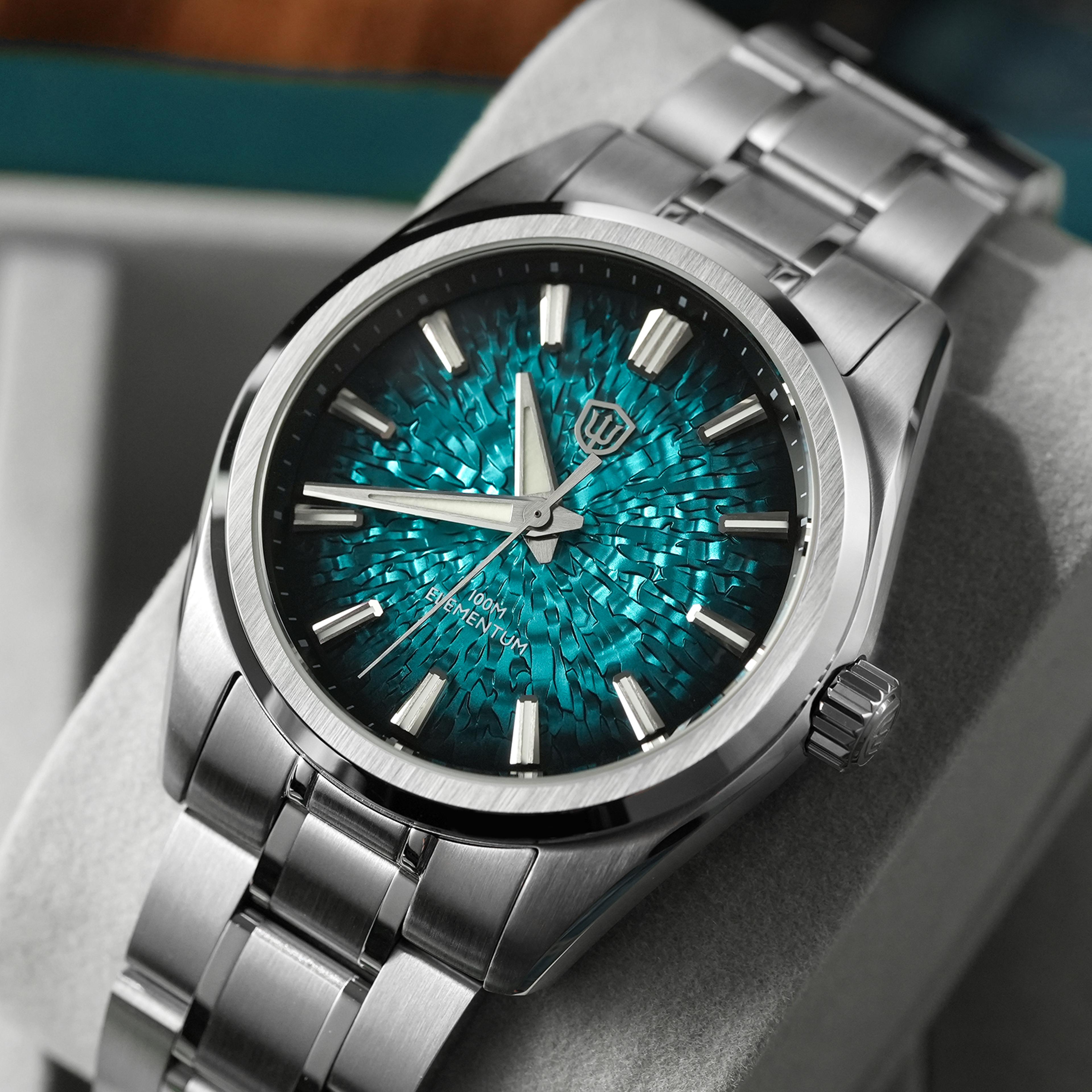 ice crack dial vh31 sapphire mens watch