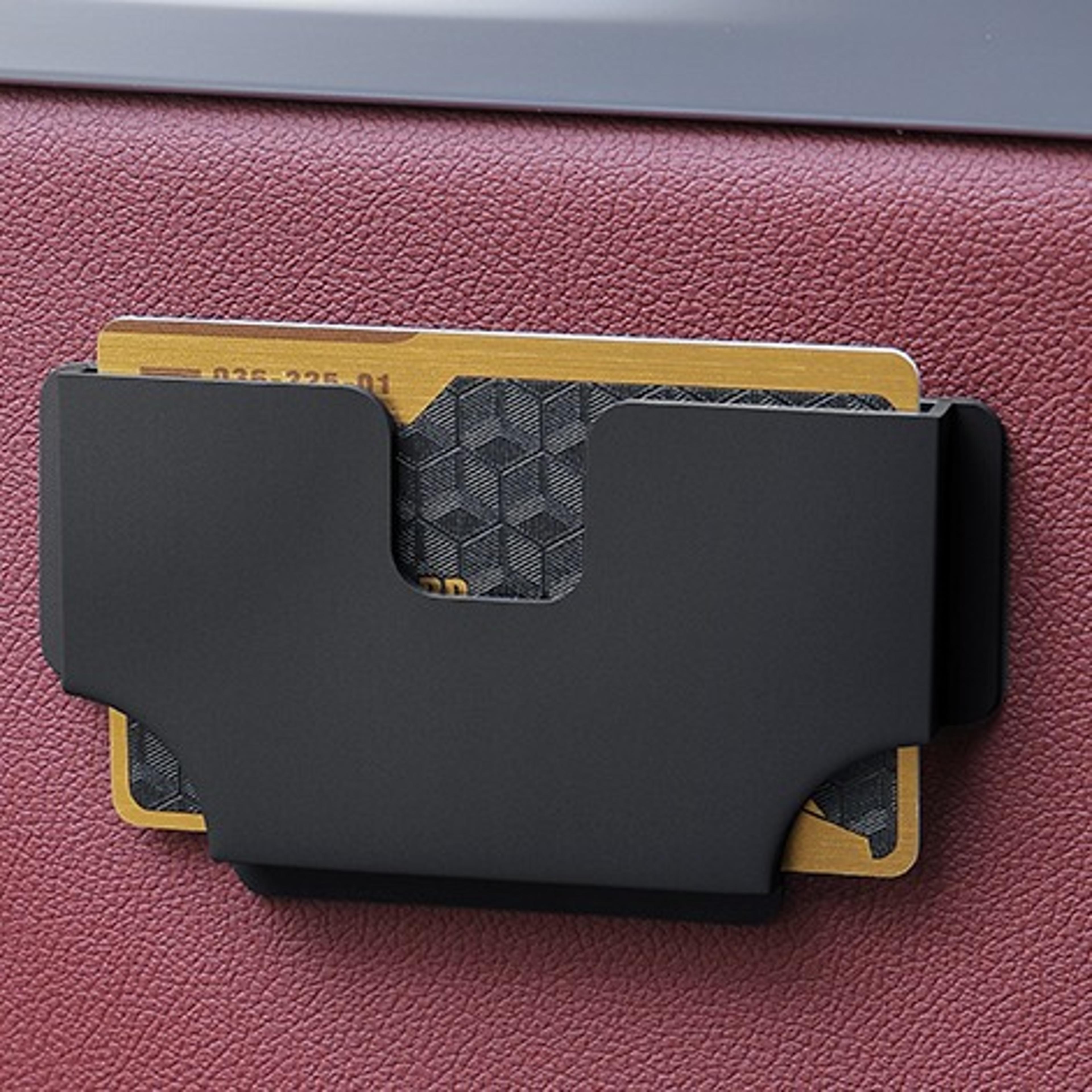 quickreach car card holder and toll card organizer
