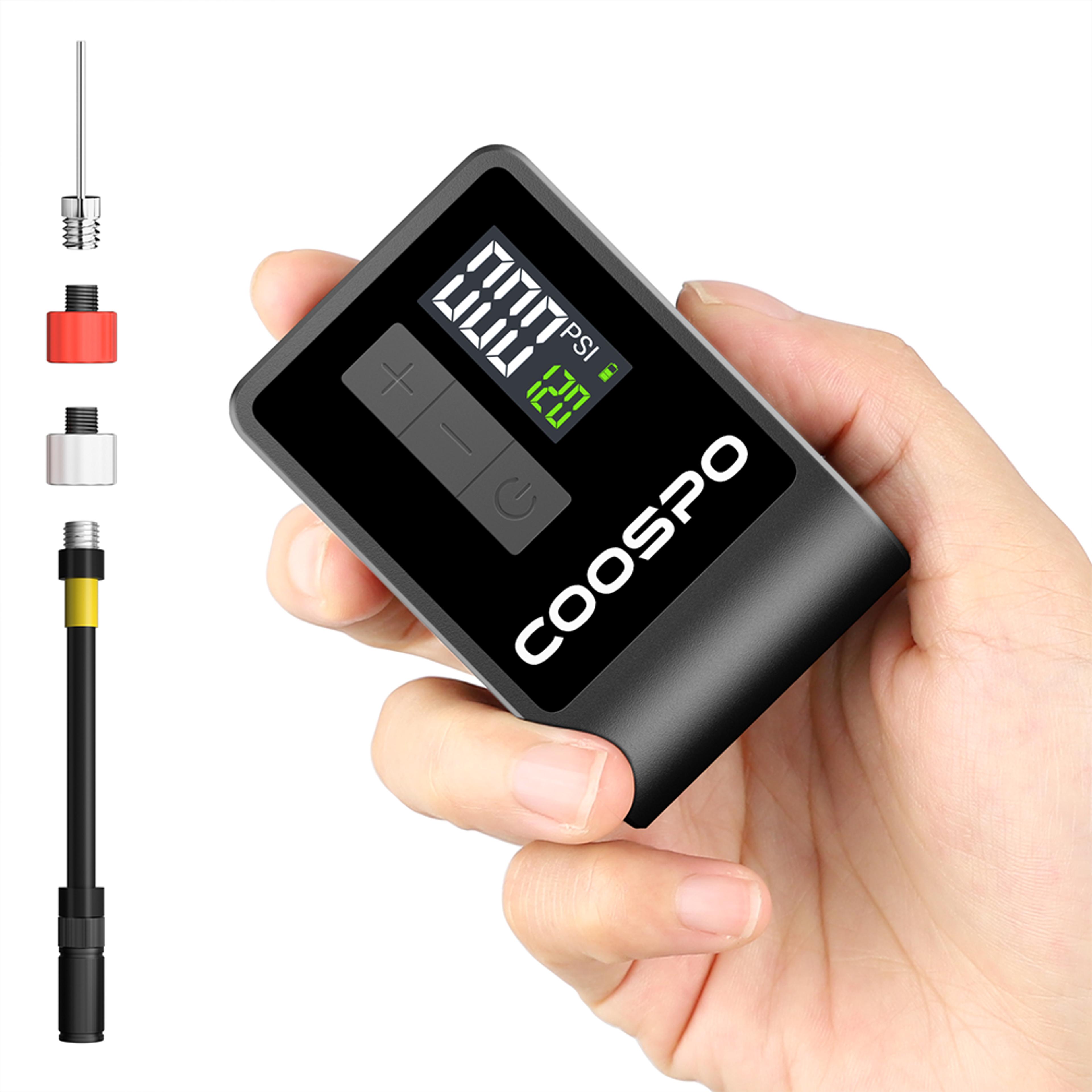 mini electric bike pump psi portable digital tire inflator