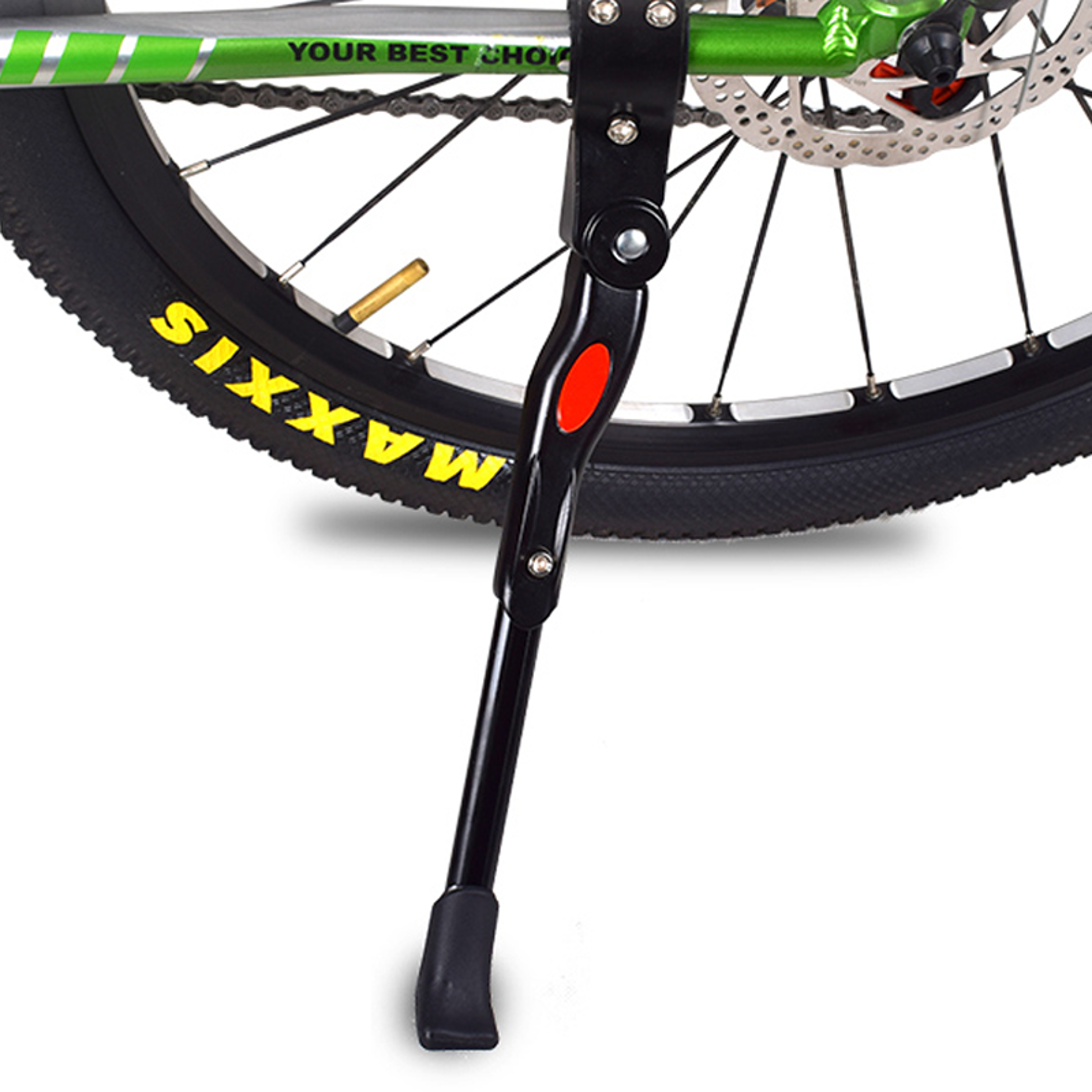 adjustable aluminum bike kickstand for mountain road bikes