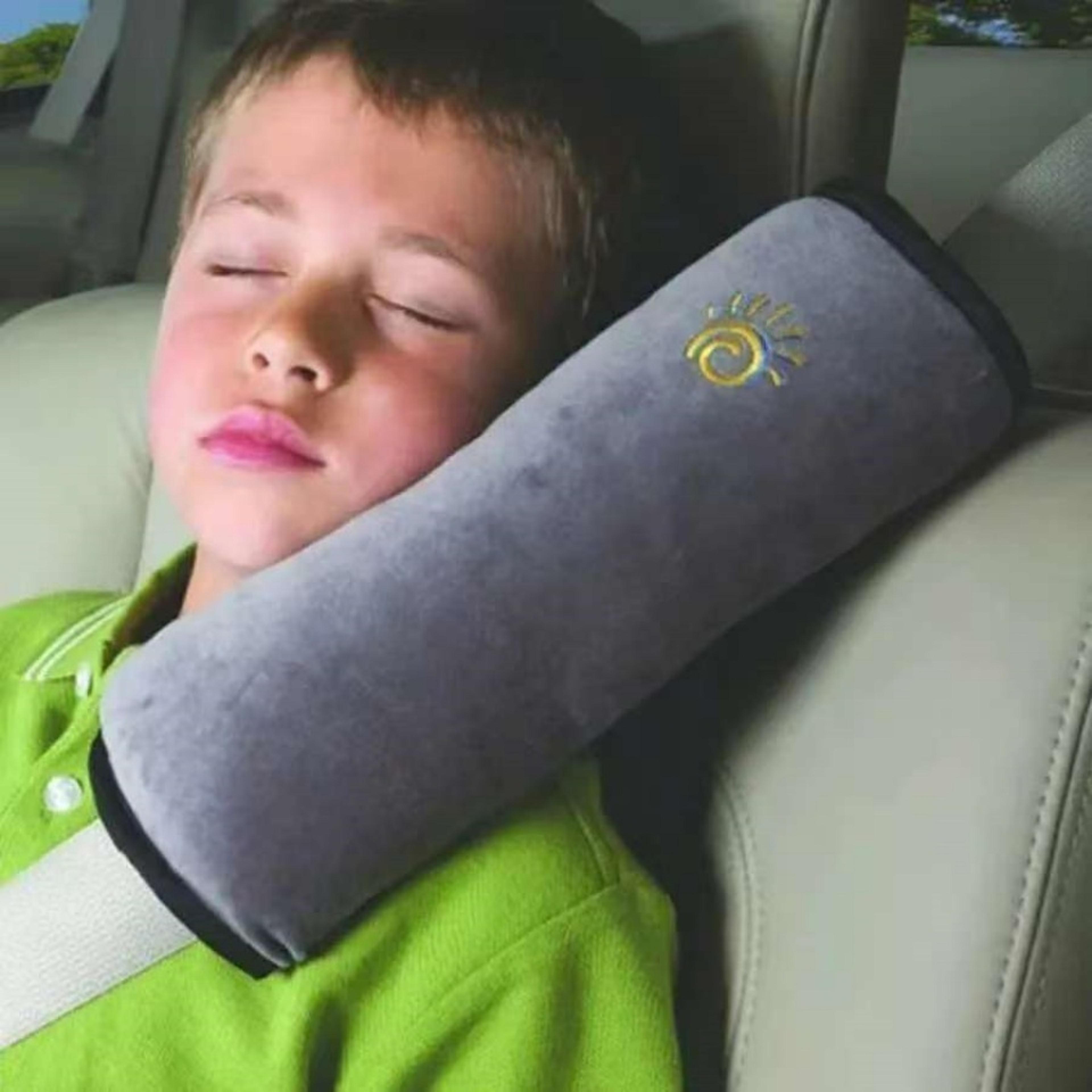 kids seat belt shoulder pad soft car seat belt pillow and travel cushion