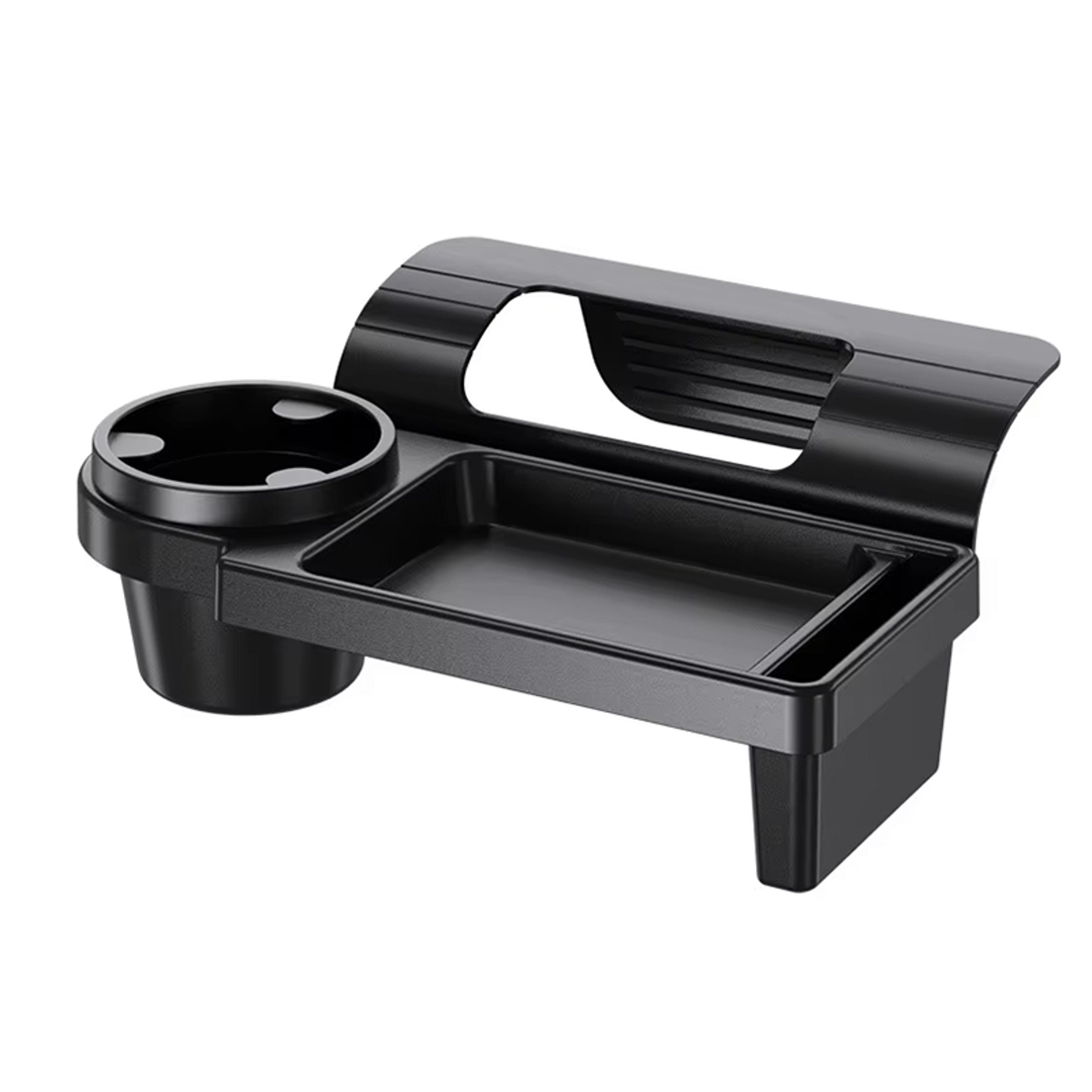 smart car door organizer with cup holder and phone storage