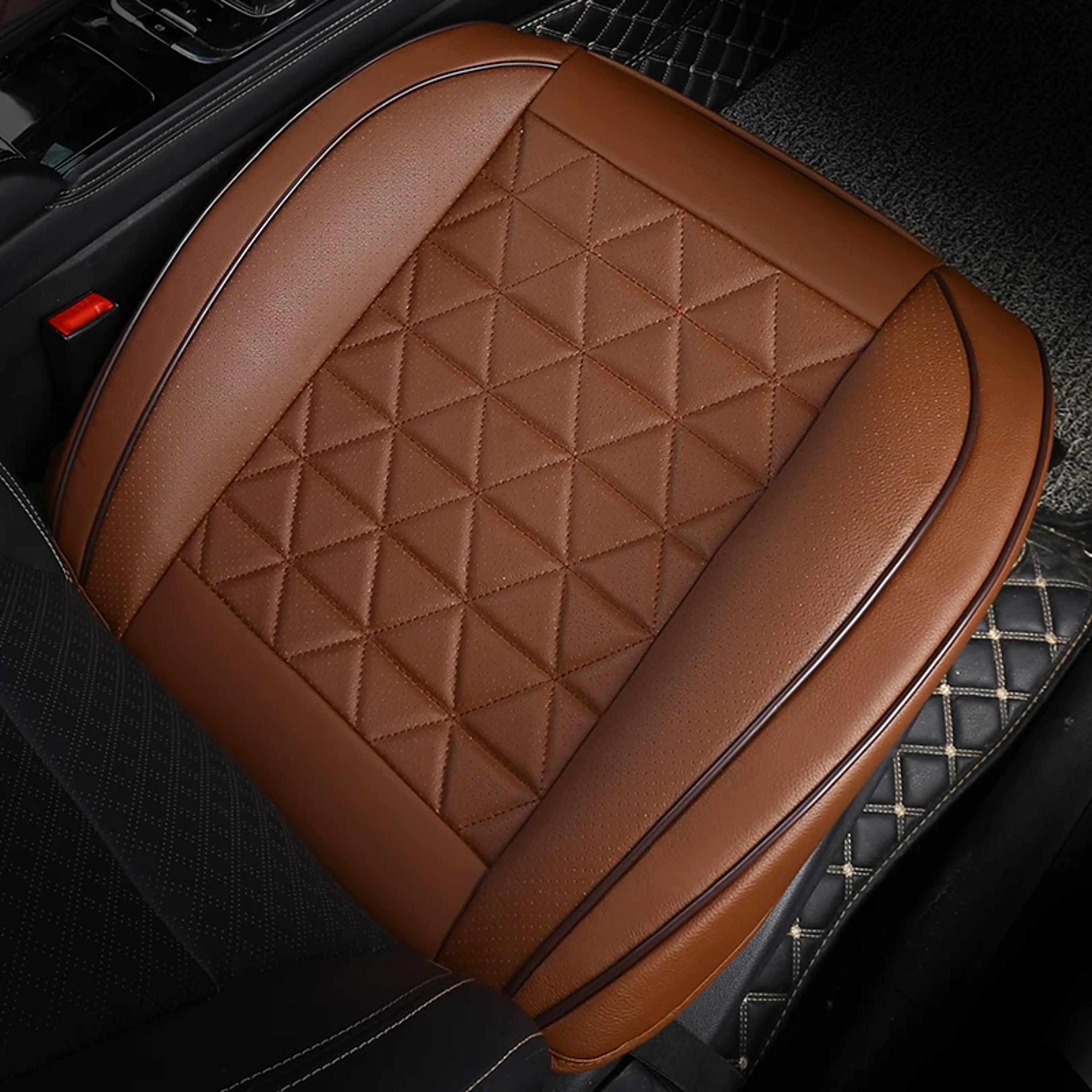 universal pu leather car seat cover and front seat cushion protector
