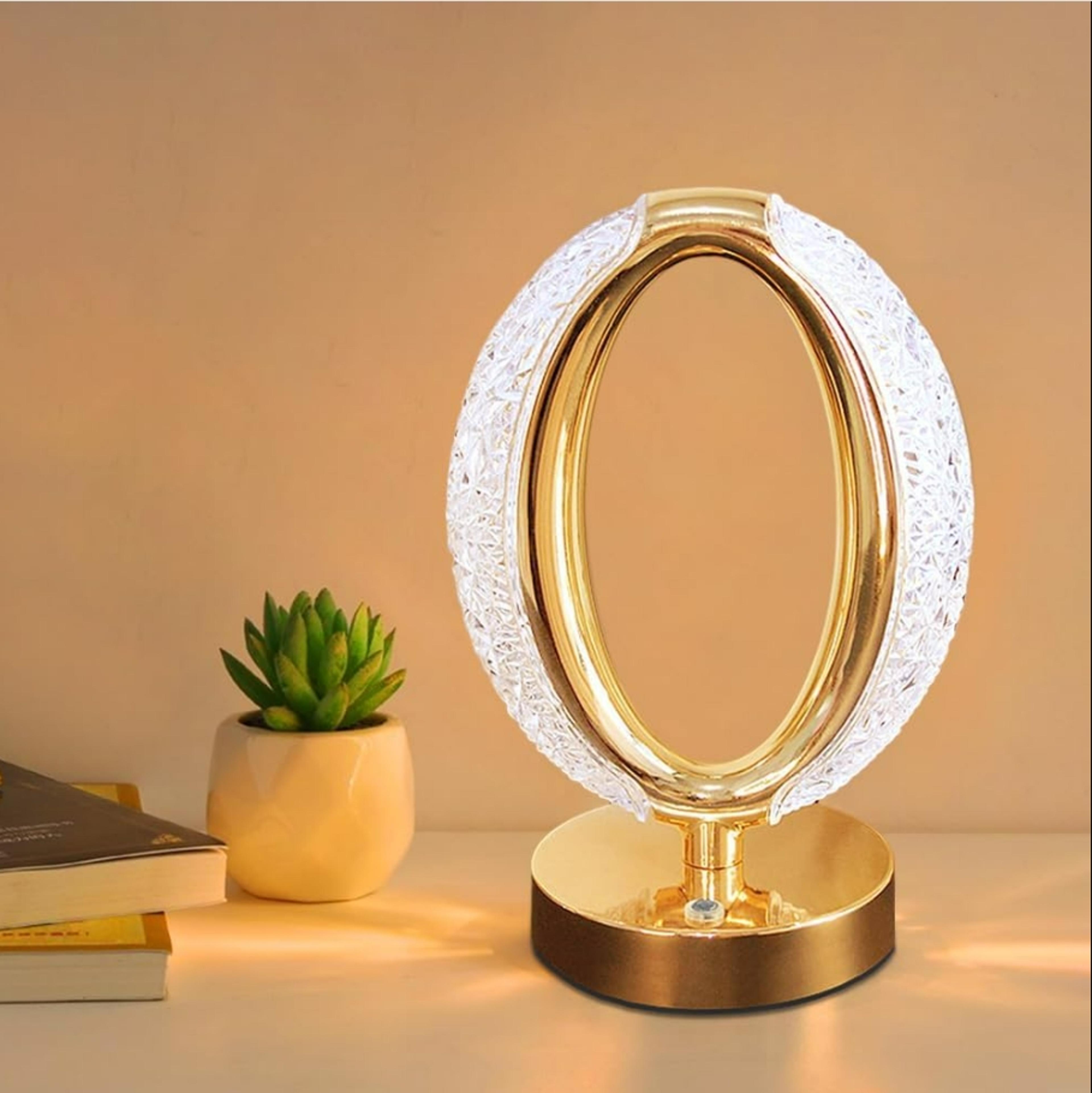 rechargeable led bedside lamp wireless reading light and ambient mood light