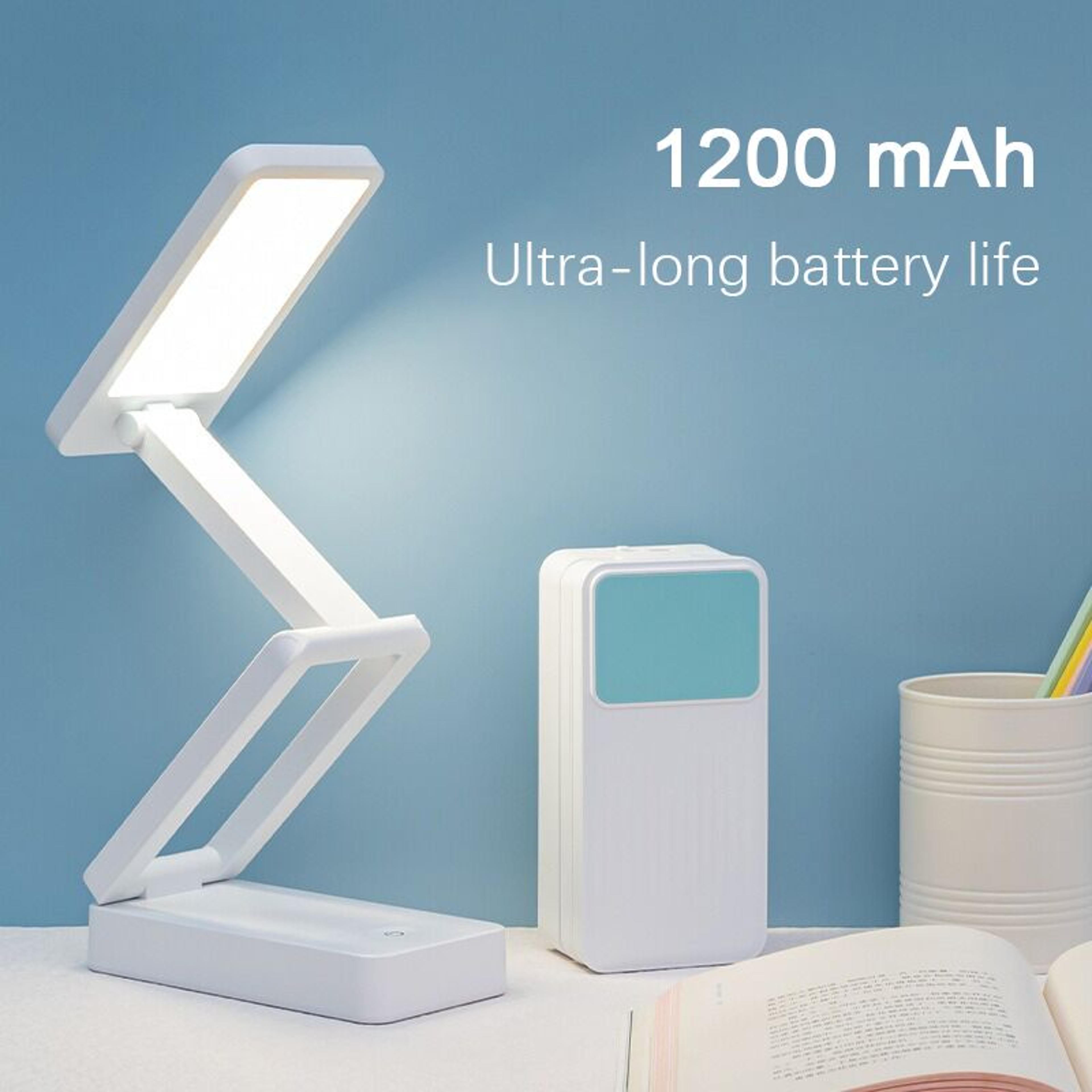 foldable rechargeable led desk lamp eye care portable study light
