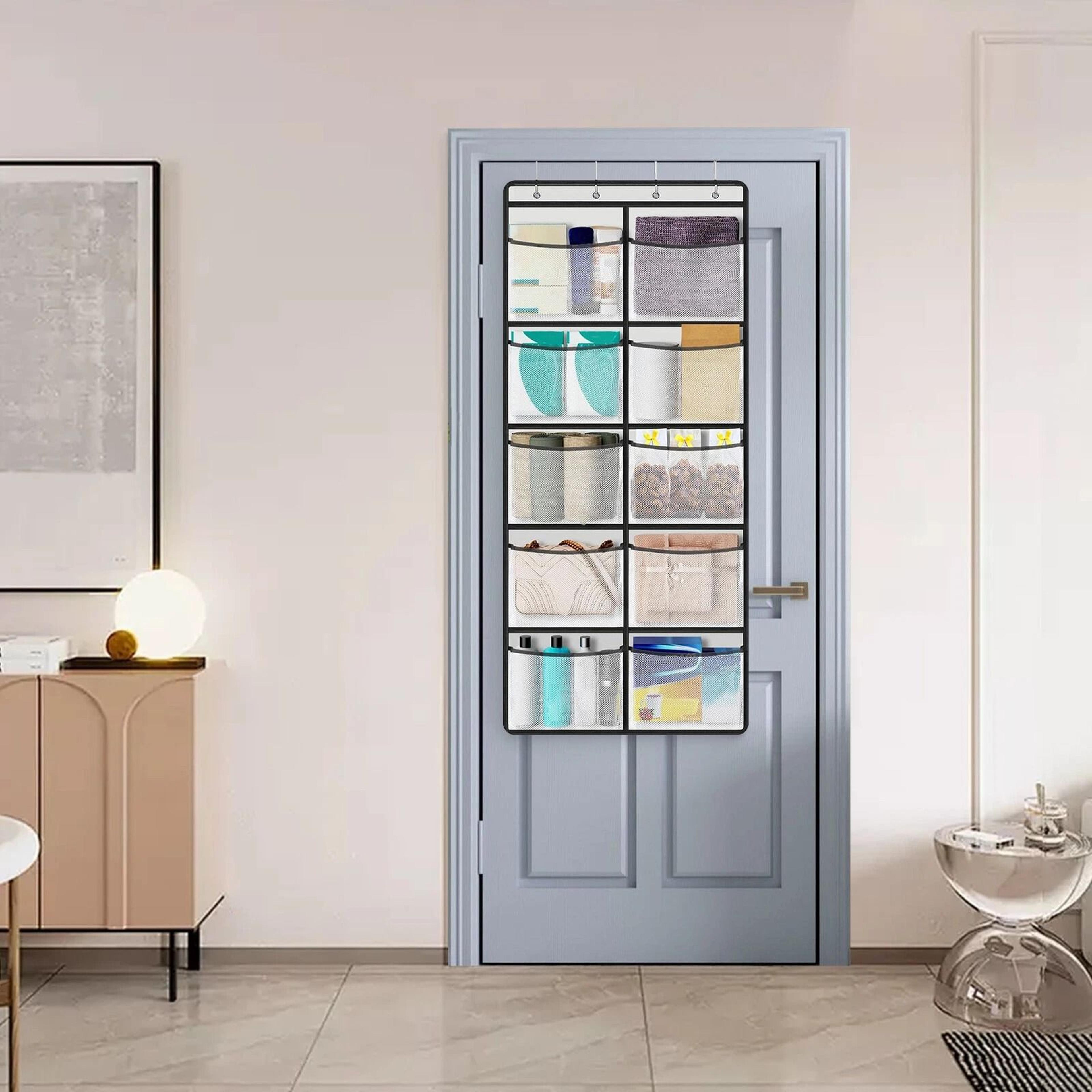 hanging shoe rack, over door organizer, closet storage hanger