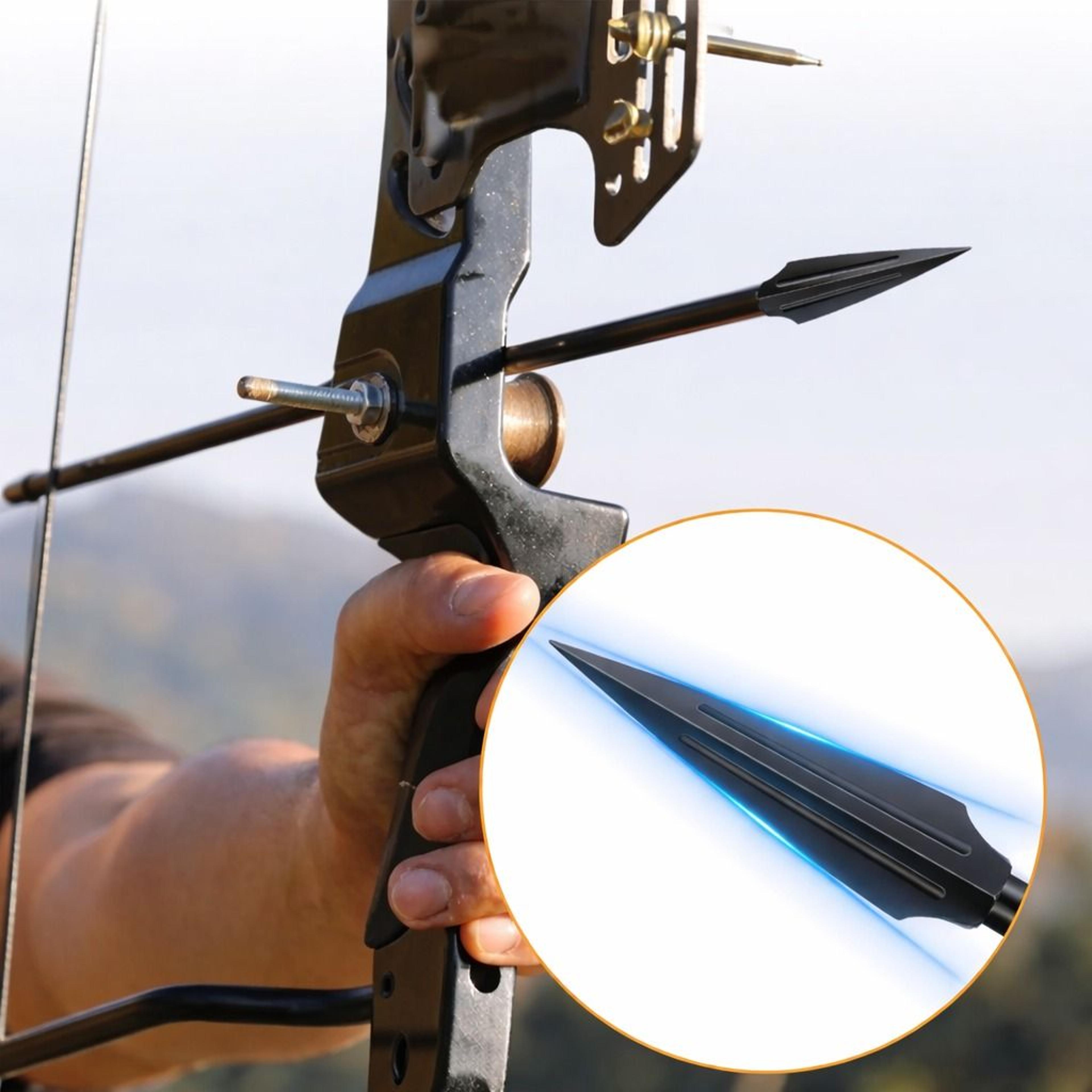hunting compound broadheads, classical tradition grain arrow tips, durable bow hunting arrows