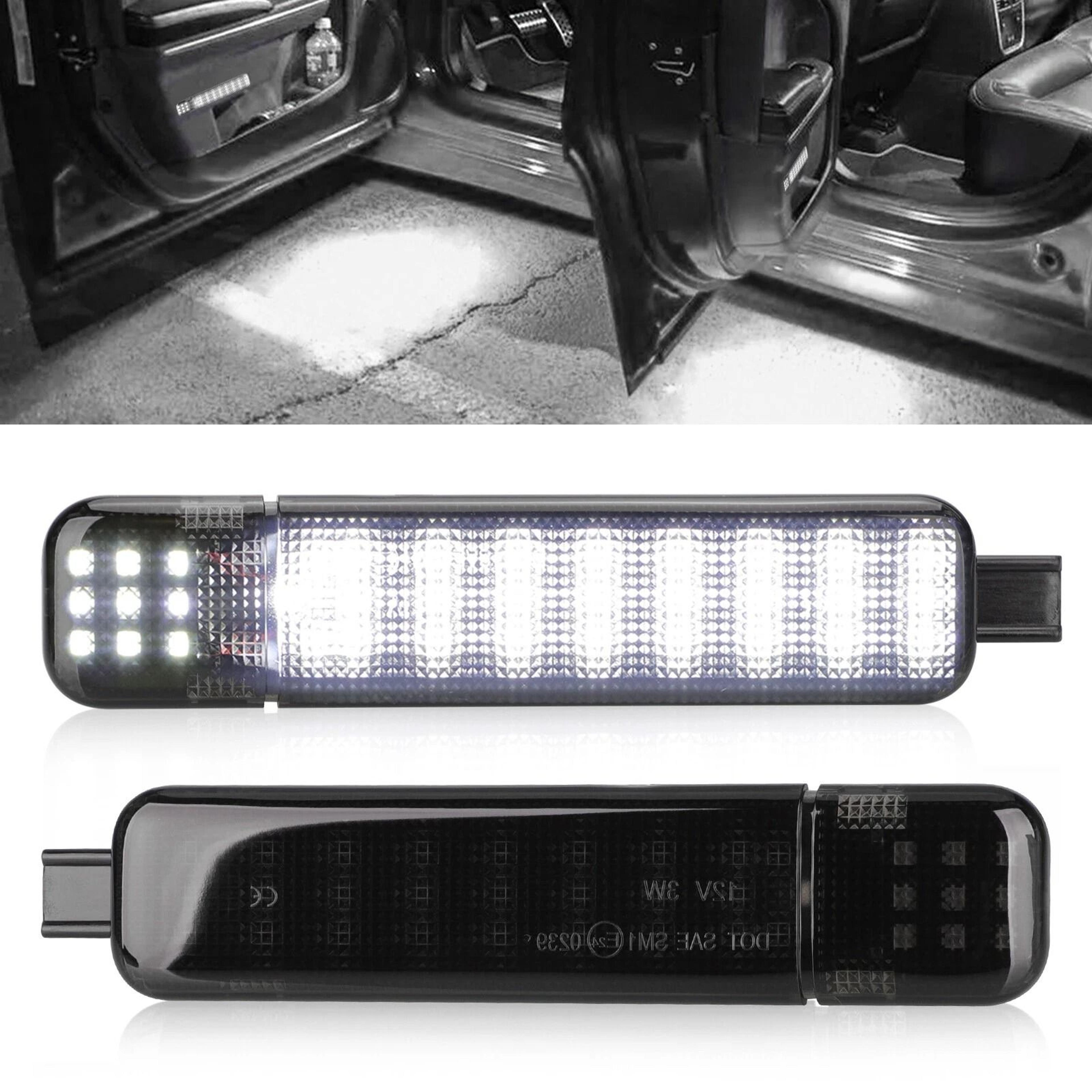 interior led door panel light, courtesy lamp replacement, white led lighting