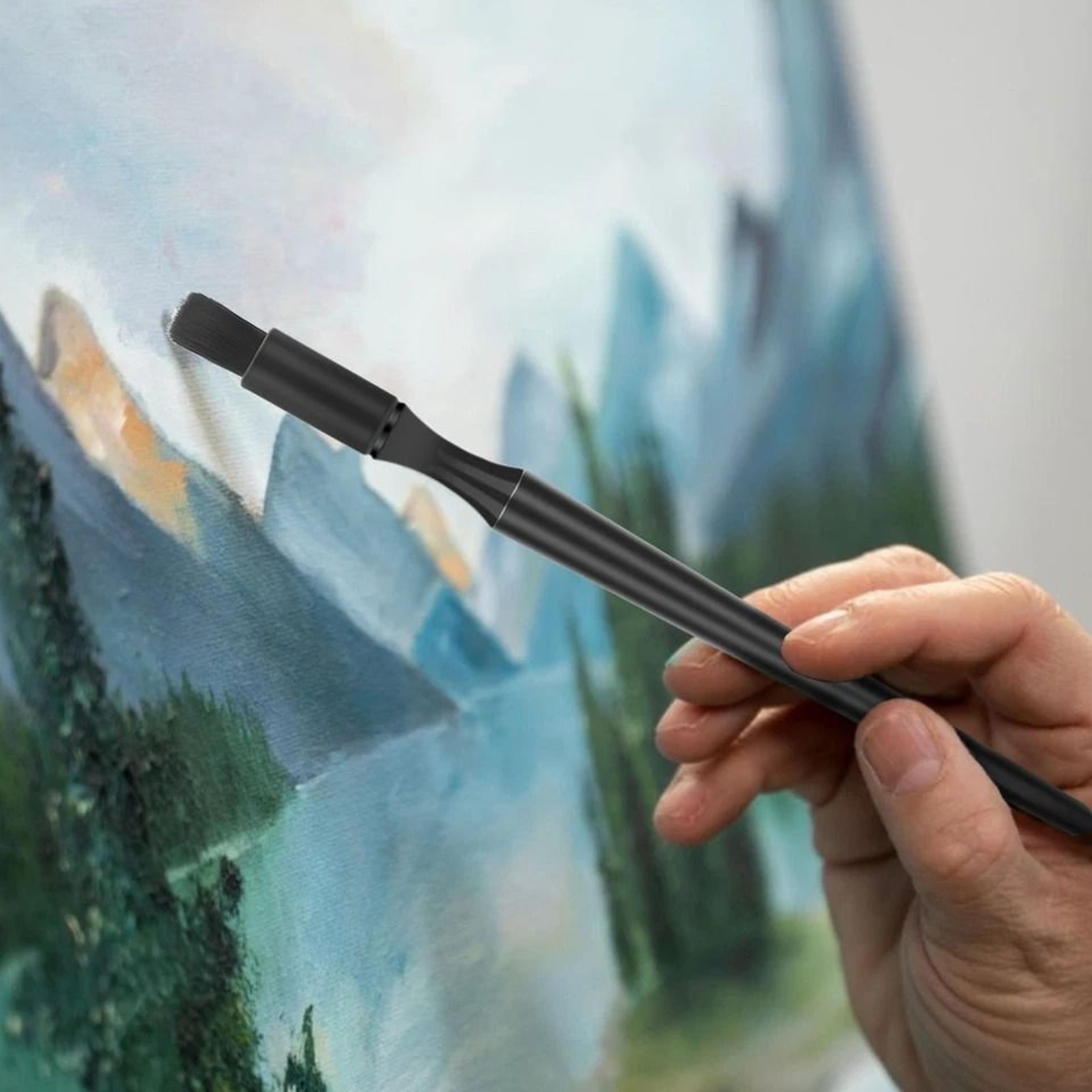 artist paint brush set for acrylic, watercolor, and oil craft art