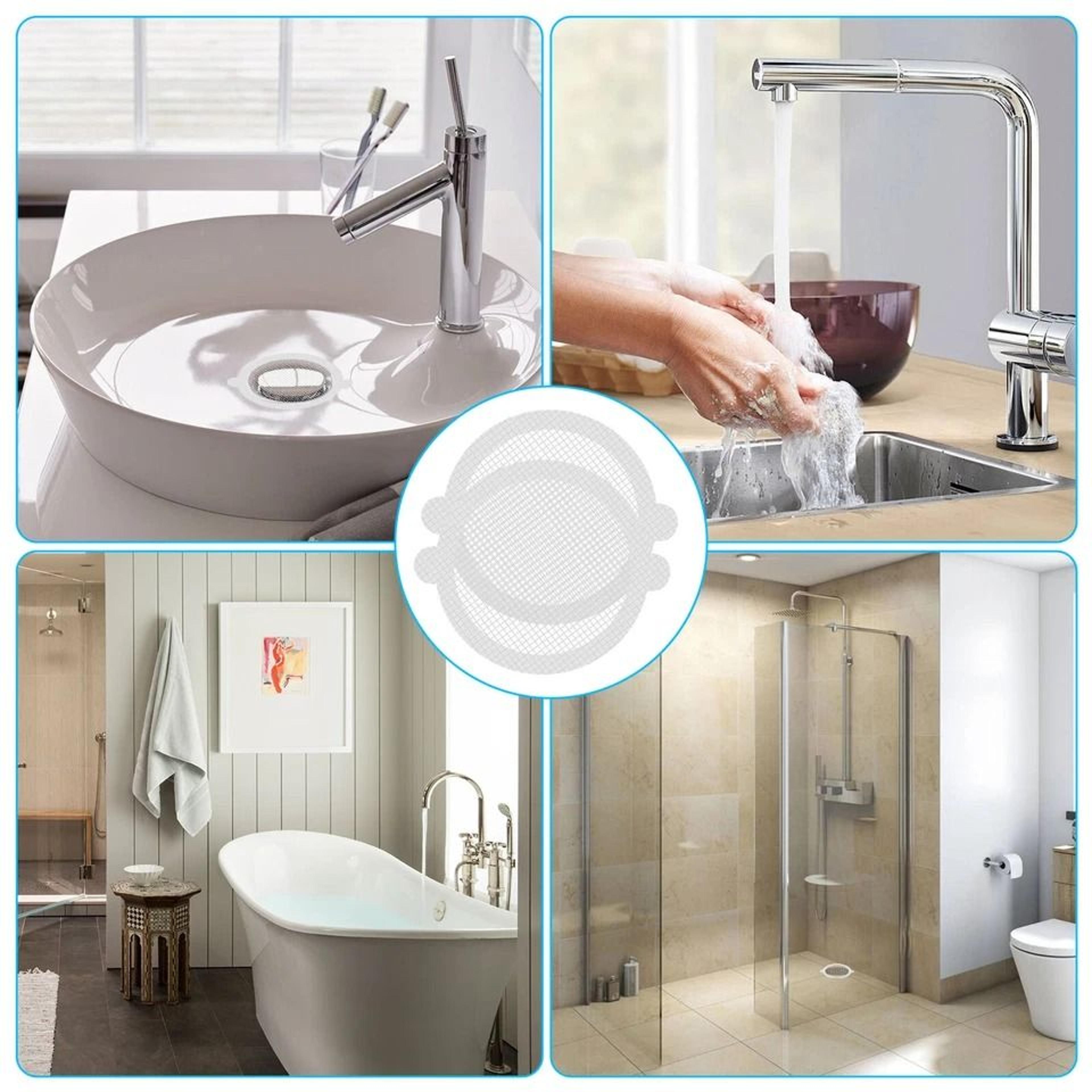 disposable shower drain hair catcher mesh strainers for bathroom