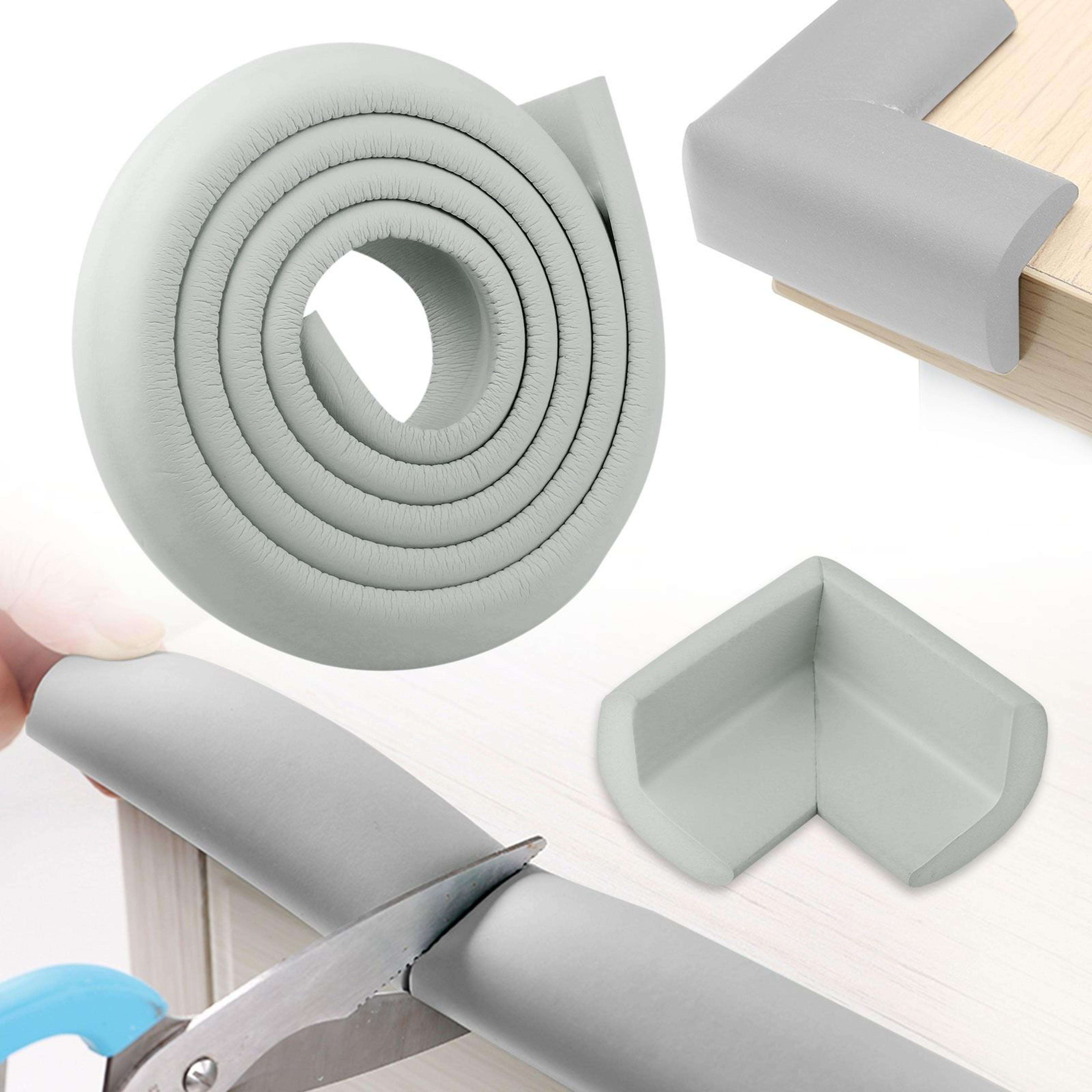 extra thick baby proofing edge guard foam protector for corners & furniture – non-toxic safety bumpers for kids