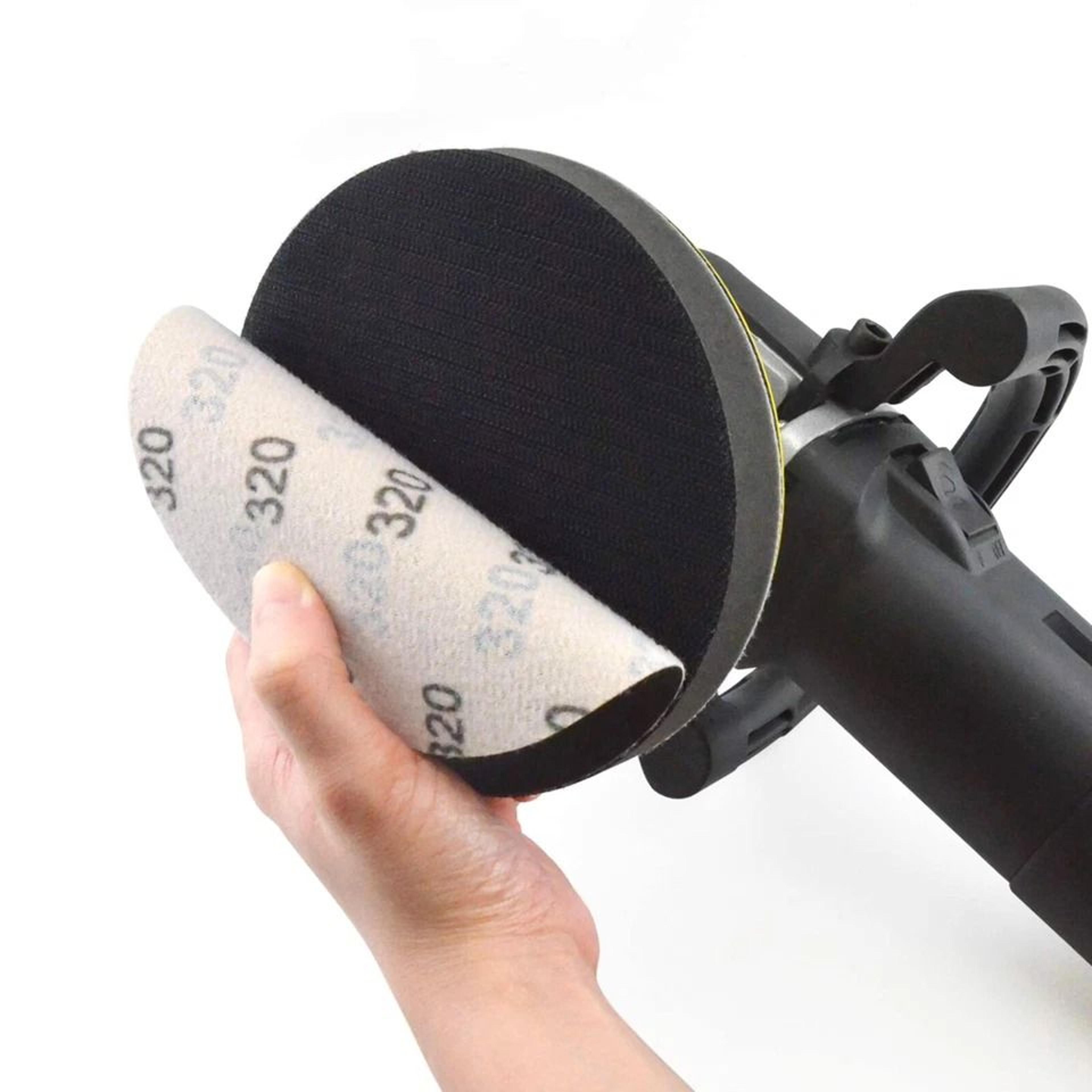 hook loop foam cushion interface sanding disc backing pad for sanding tools