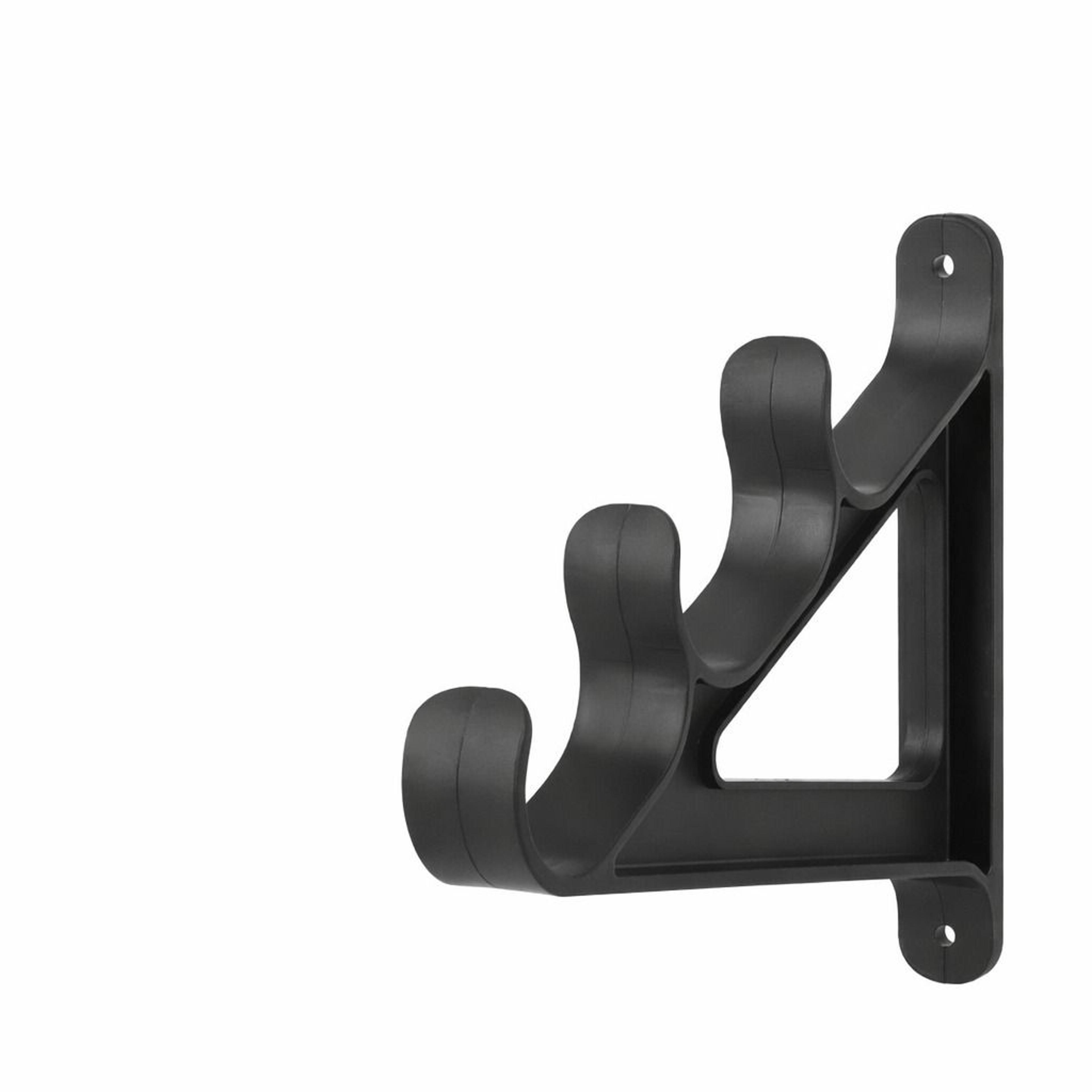 horizontal fishing rod rack wall mount holder, durable design, easy install