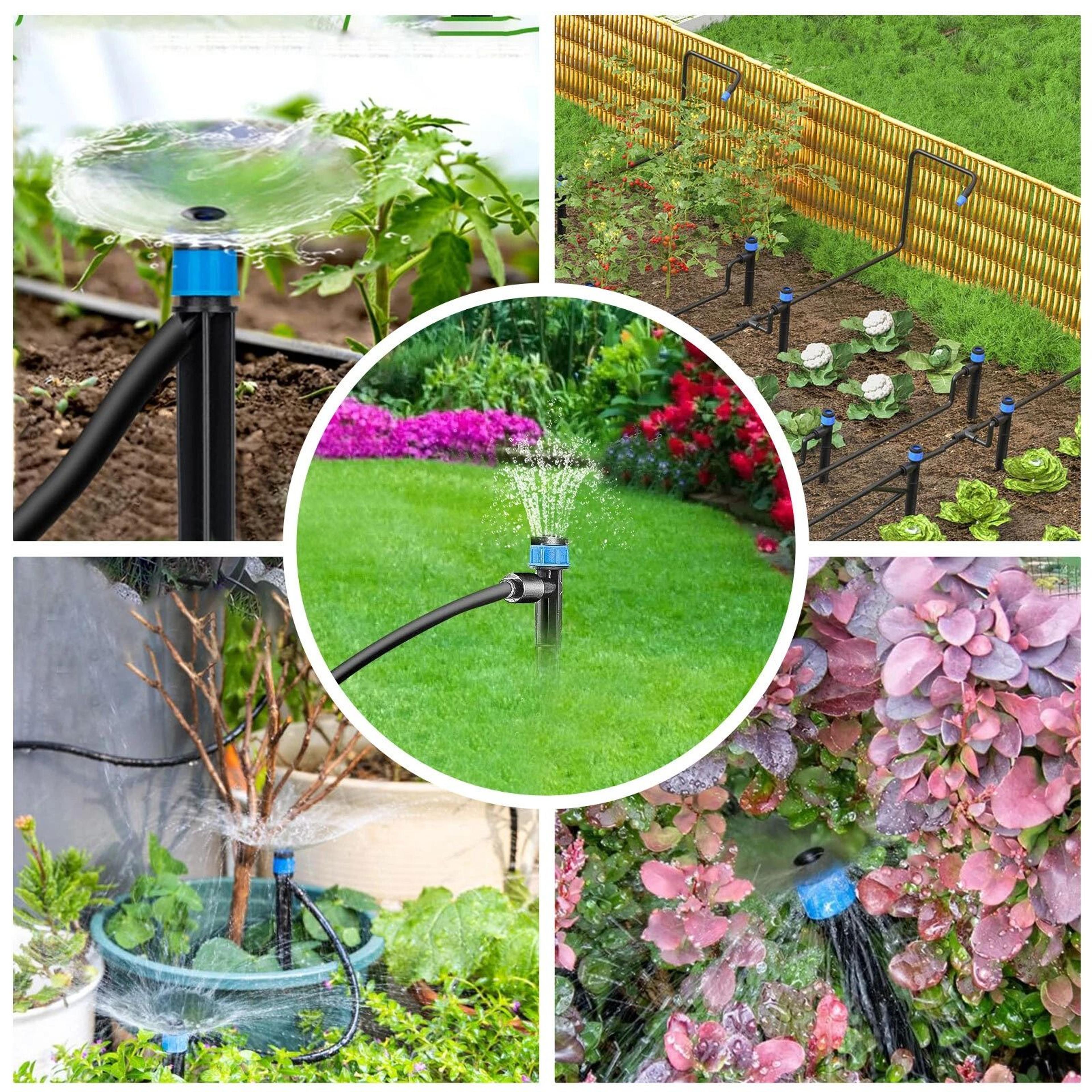 adjustable drip irrigation emitters - garden drip watering system