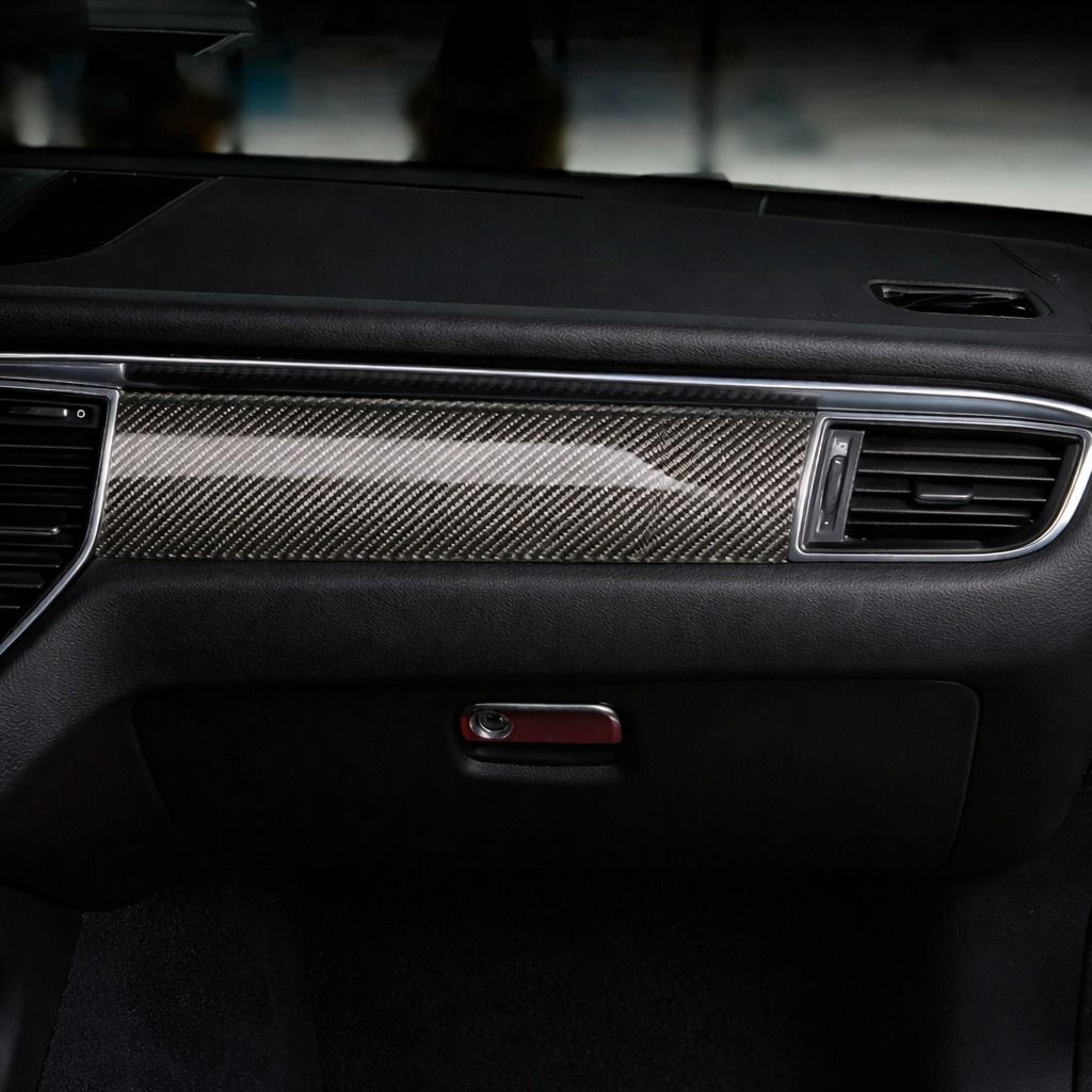 glossy carbon fiber vinyl film car interior wrap sticker