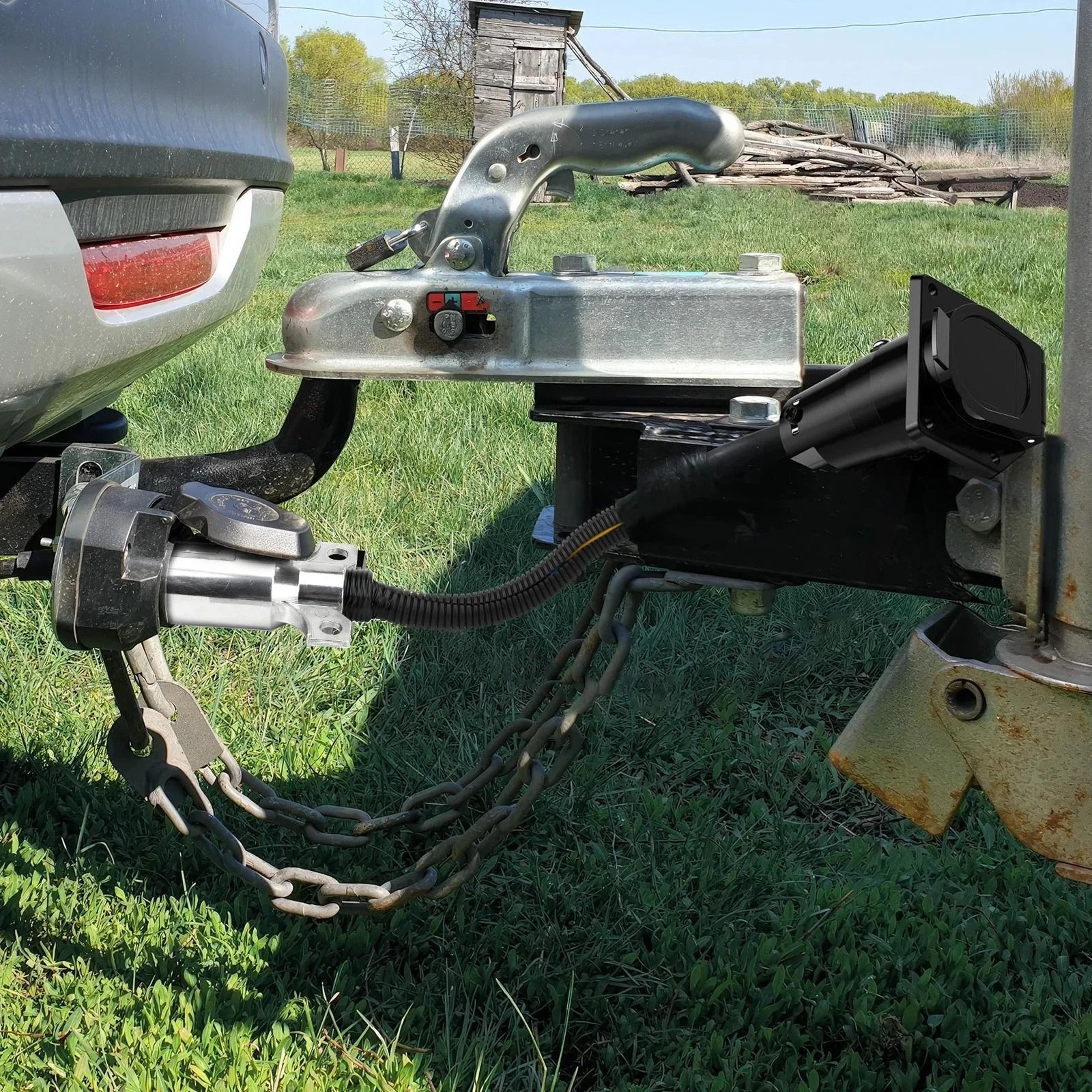rv blade trailer connector plug for semi & farm vehicles