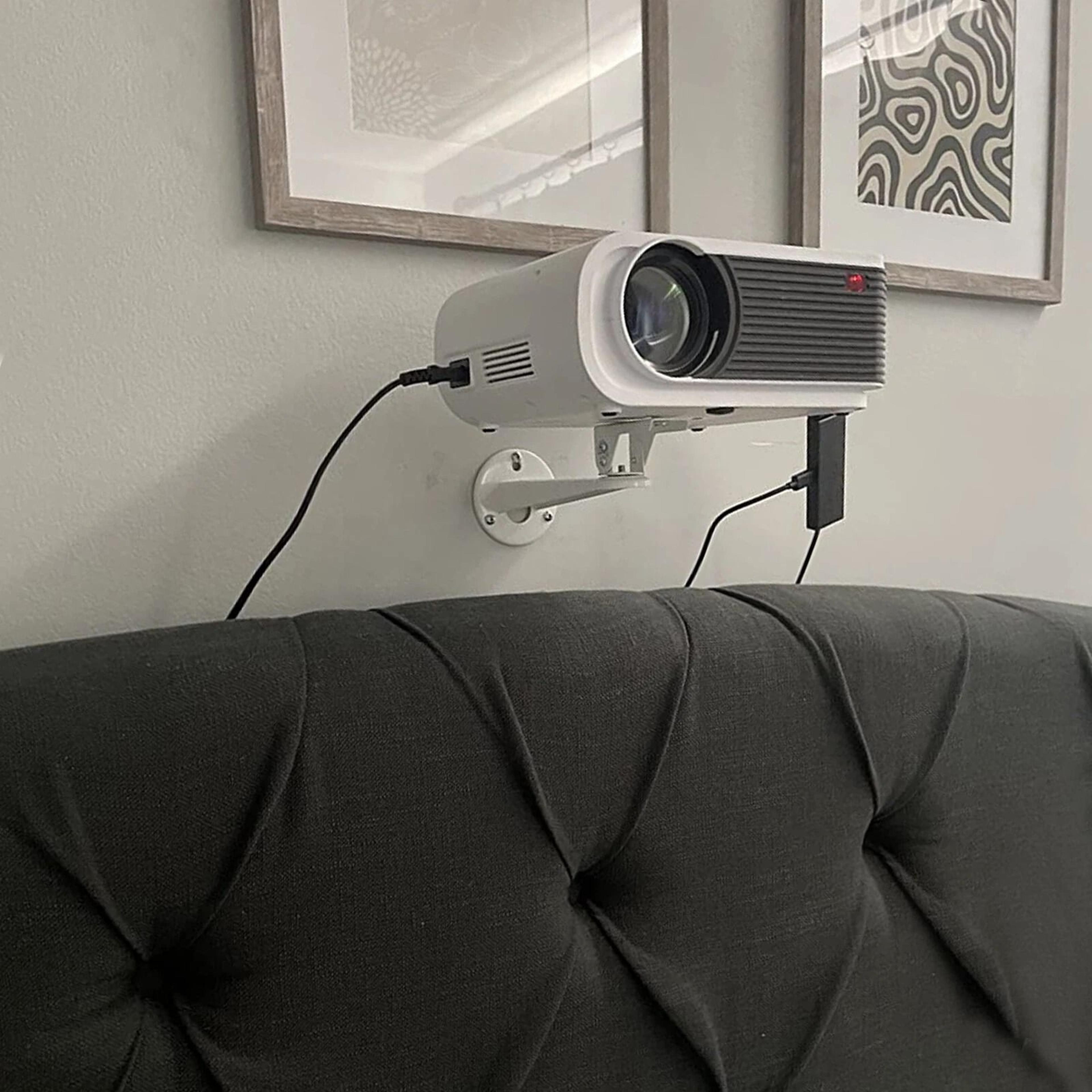 mini projector & security camera ceiling wall mount bracket - adjustable & universal fit