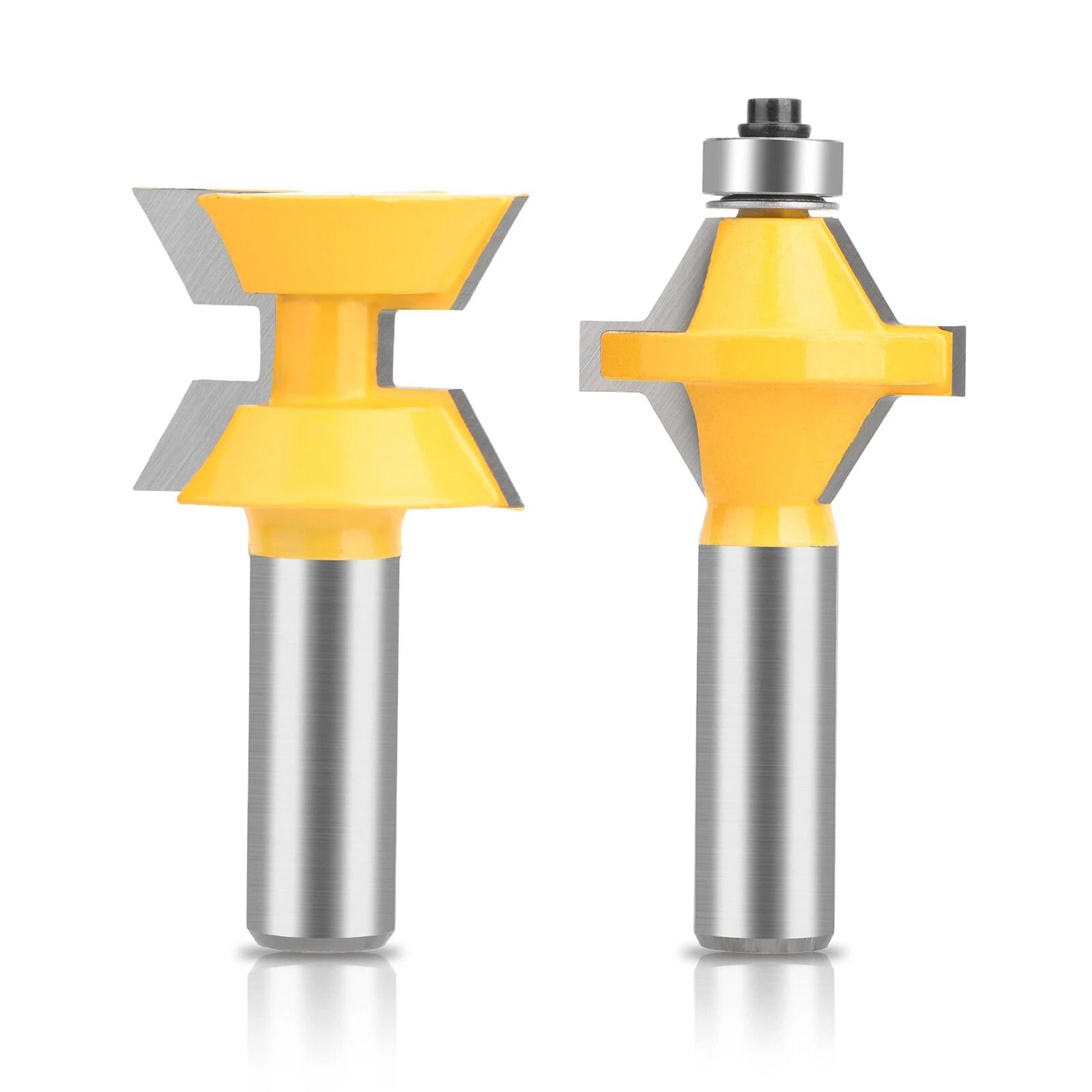 tongue and groove edge banding router bit set – wood milling cutter for flooring & paneling
