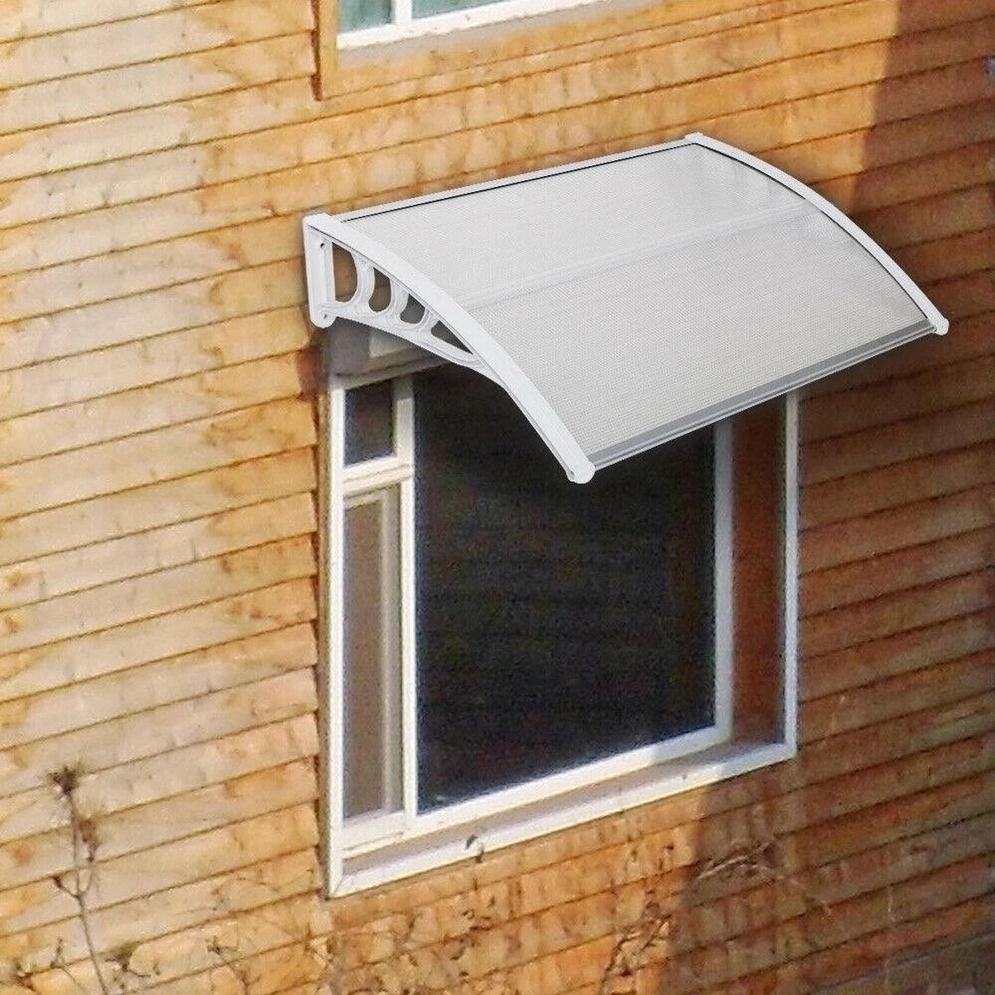 diy waterproof window awning for front door – outdoor eaves canopy, garden shield