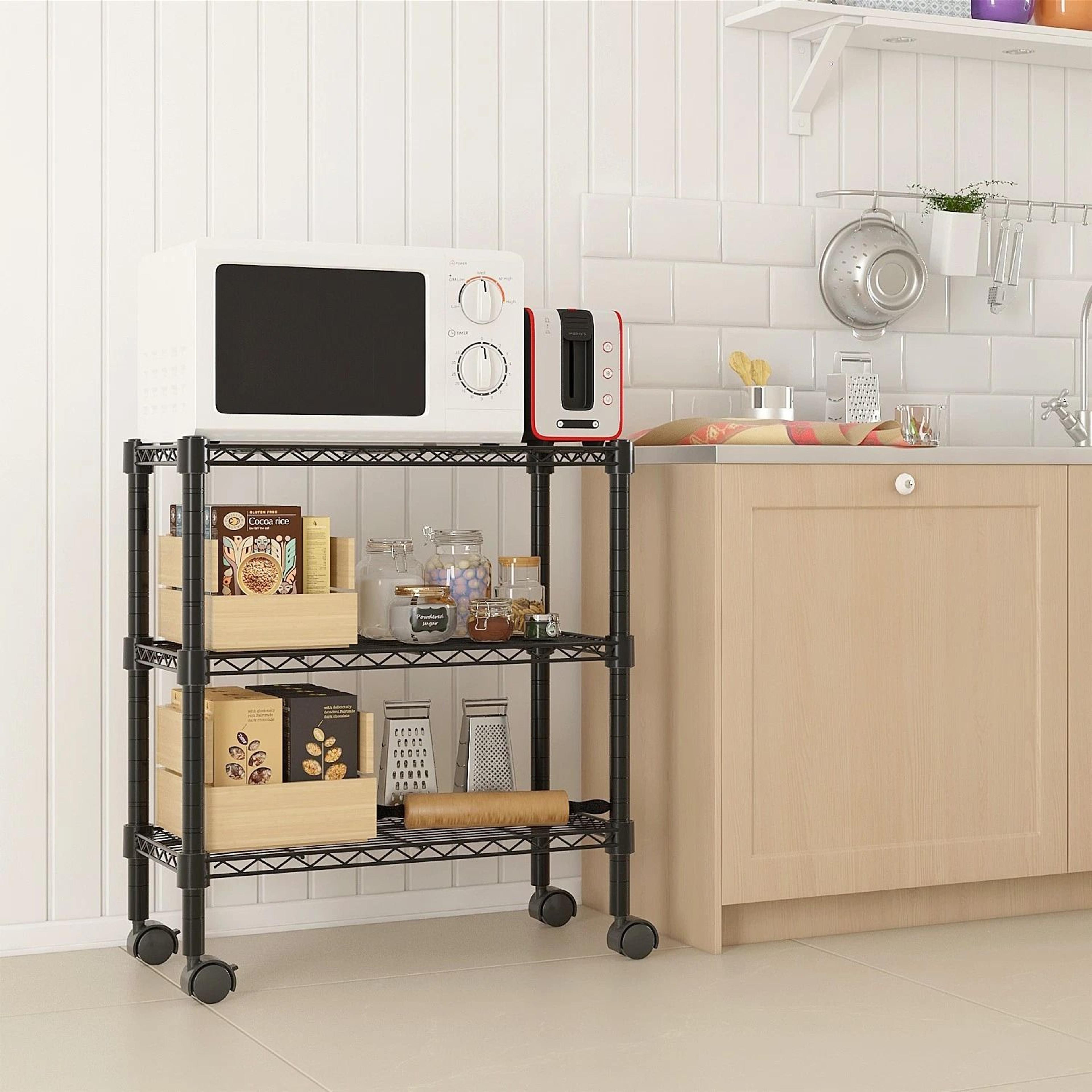 heavy duty adjustable steel shelving rack - storage organizer
