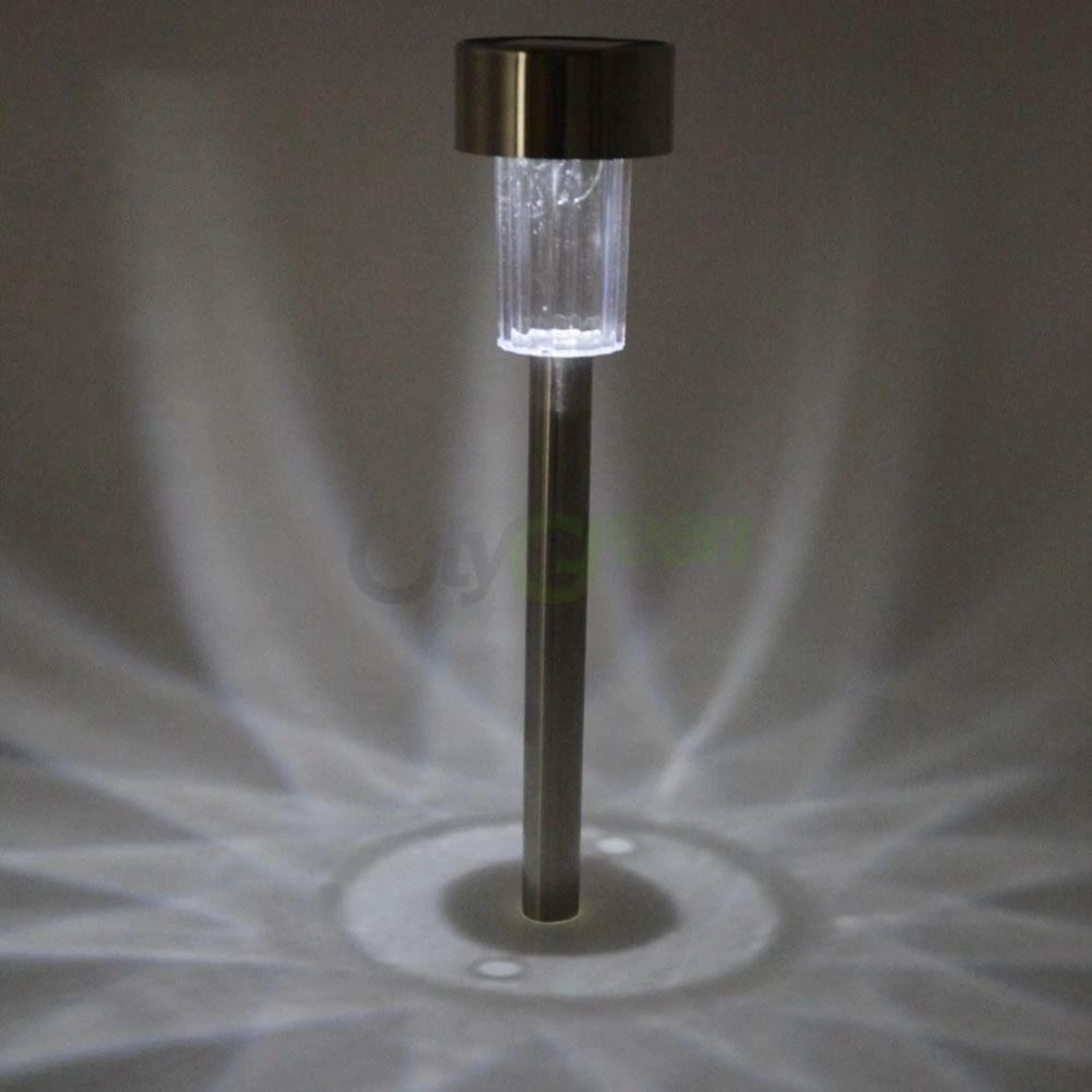 stainless steel led solar landscape path lights - outdoor garden lighting, energy-saving & durable