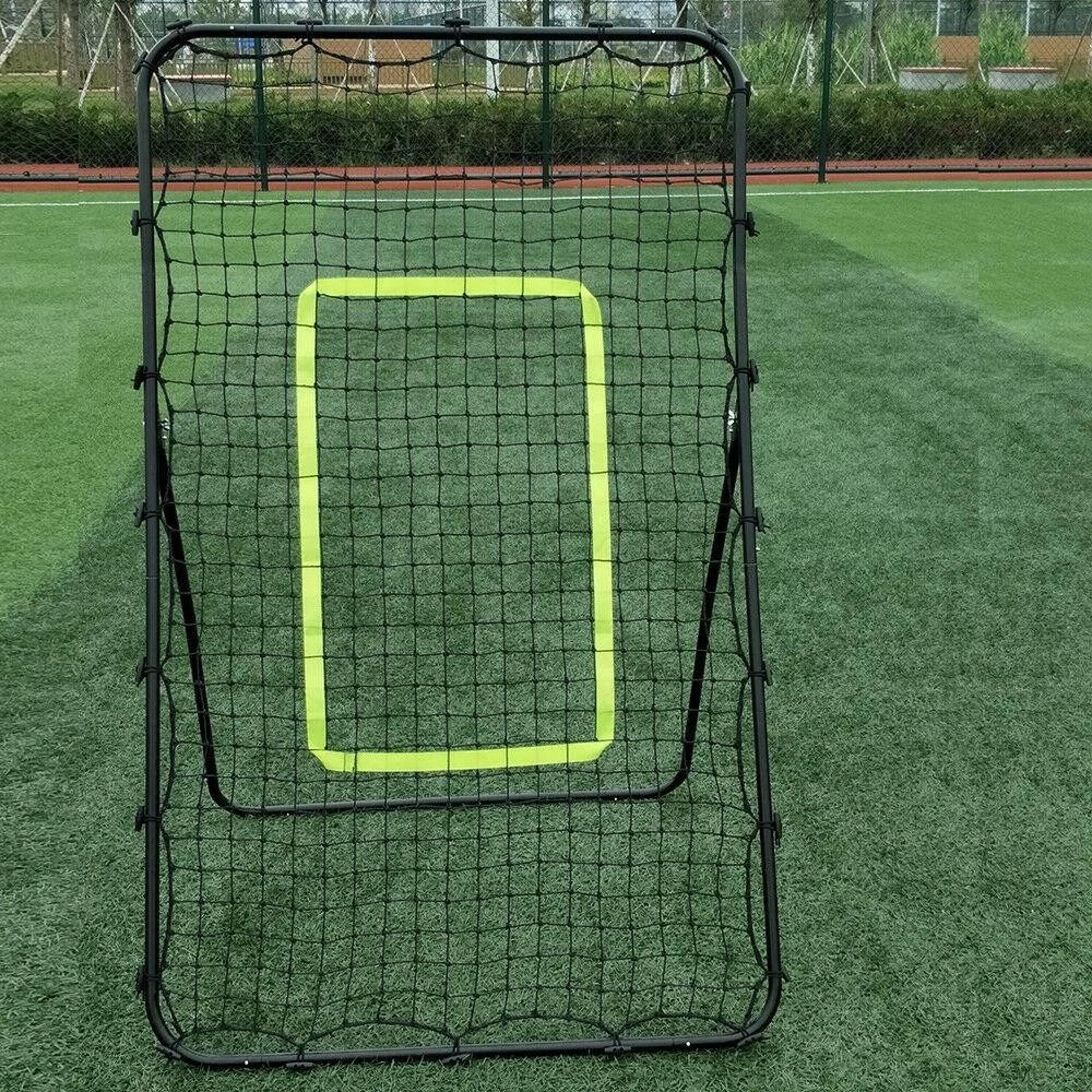 pitch back rebound net for football & baseball - ultimate throwing & pitching return training tool
