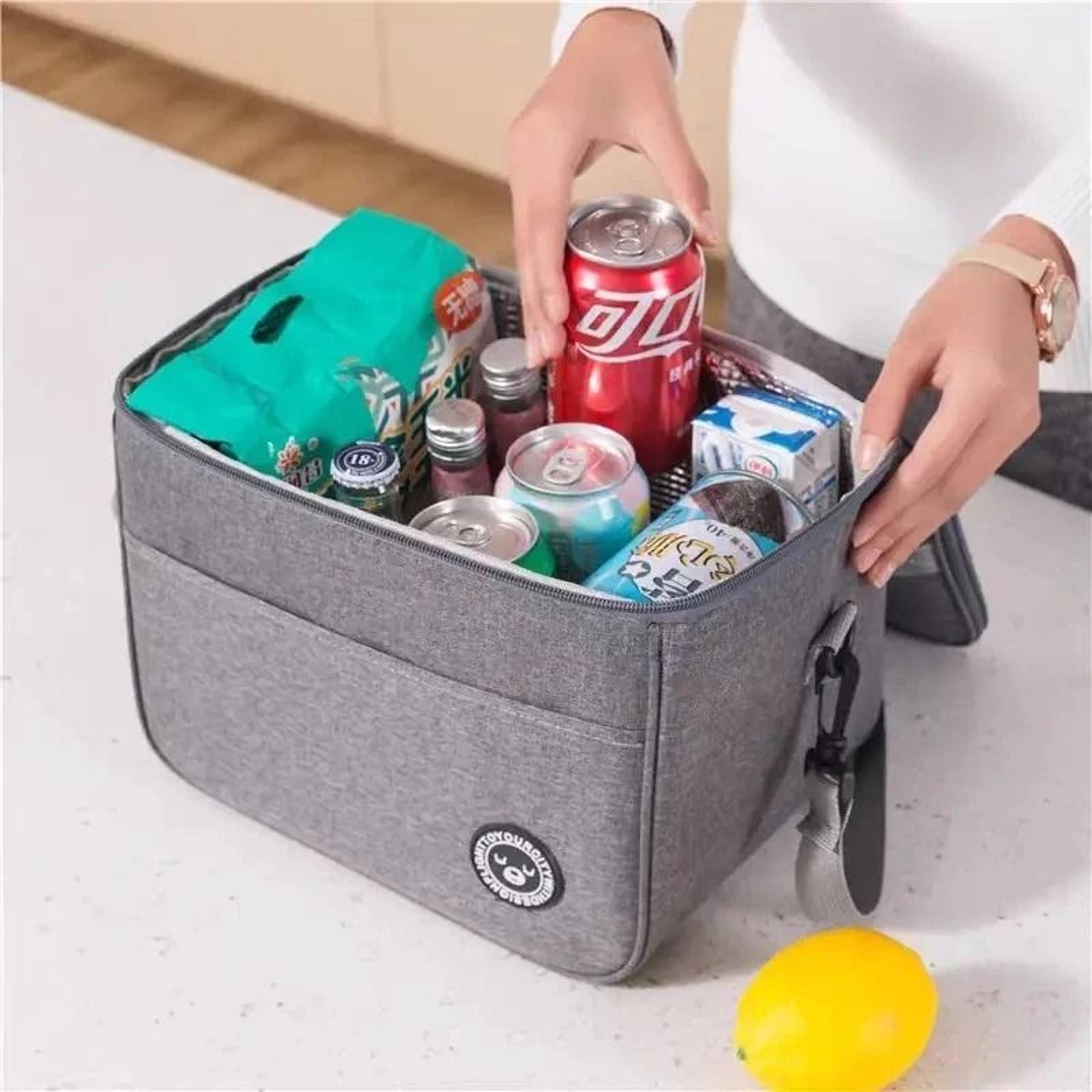 insulated lunch bag - leakproof lunch box for work, school, and outdoor use, ideal for men, women, and kids