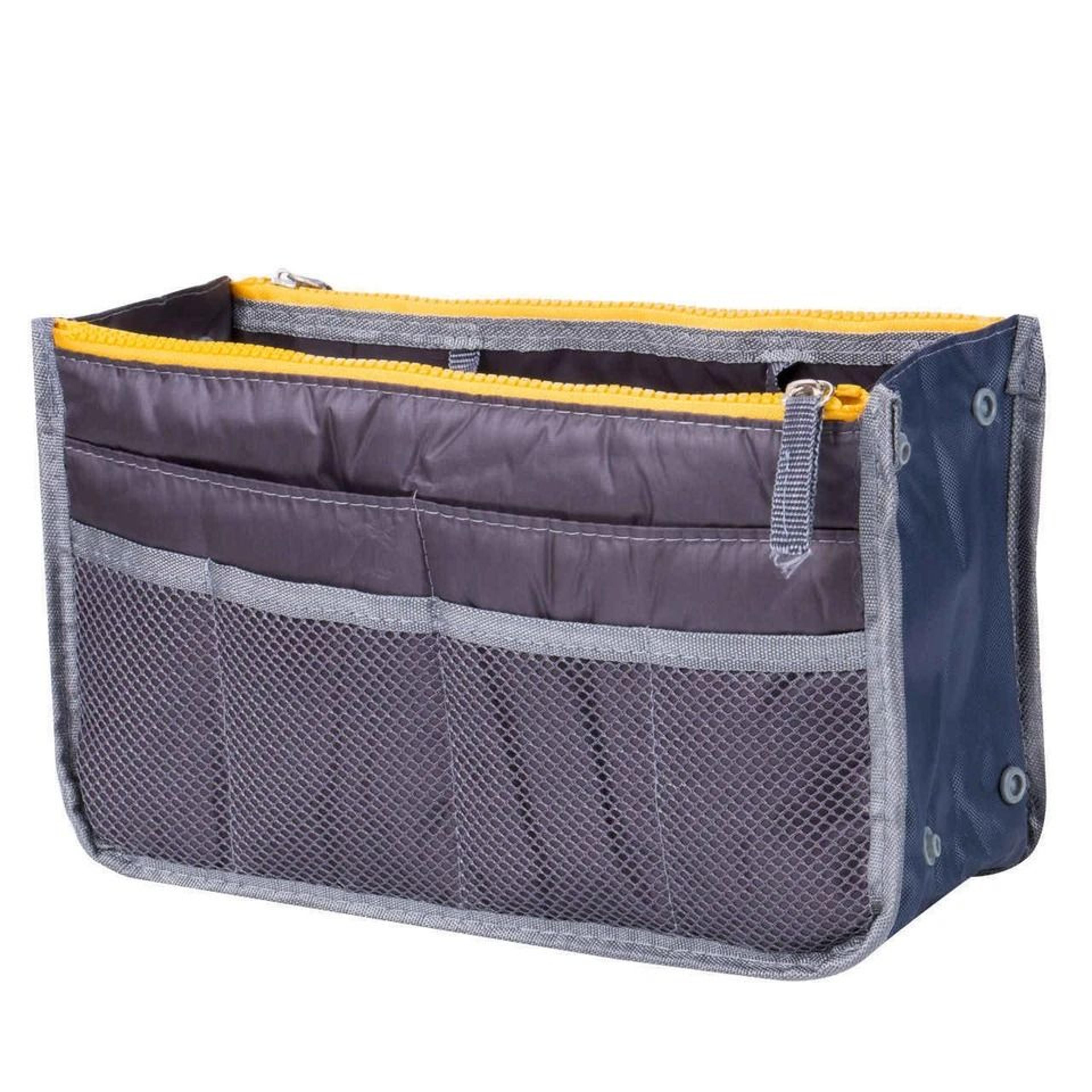 women travel insert handbag organizer purse – large liner tidy bag for travel, work, and everyday use