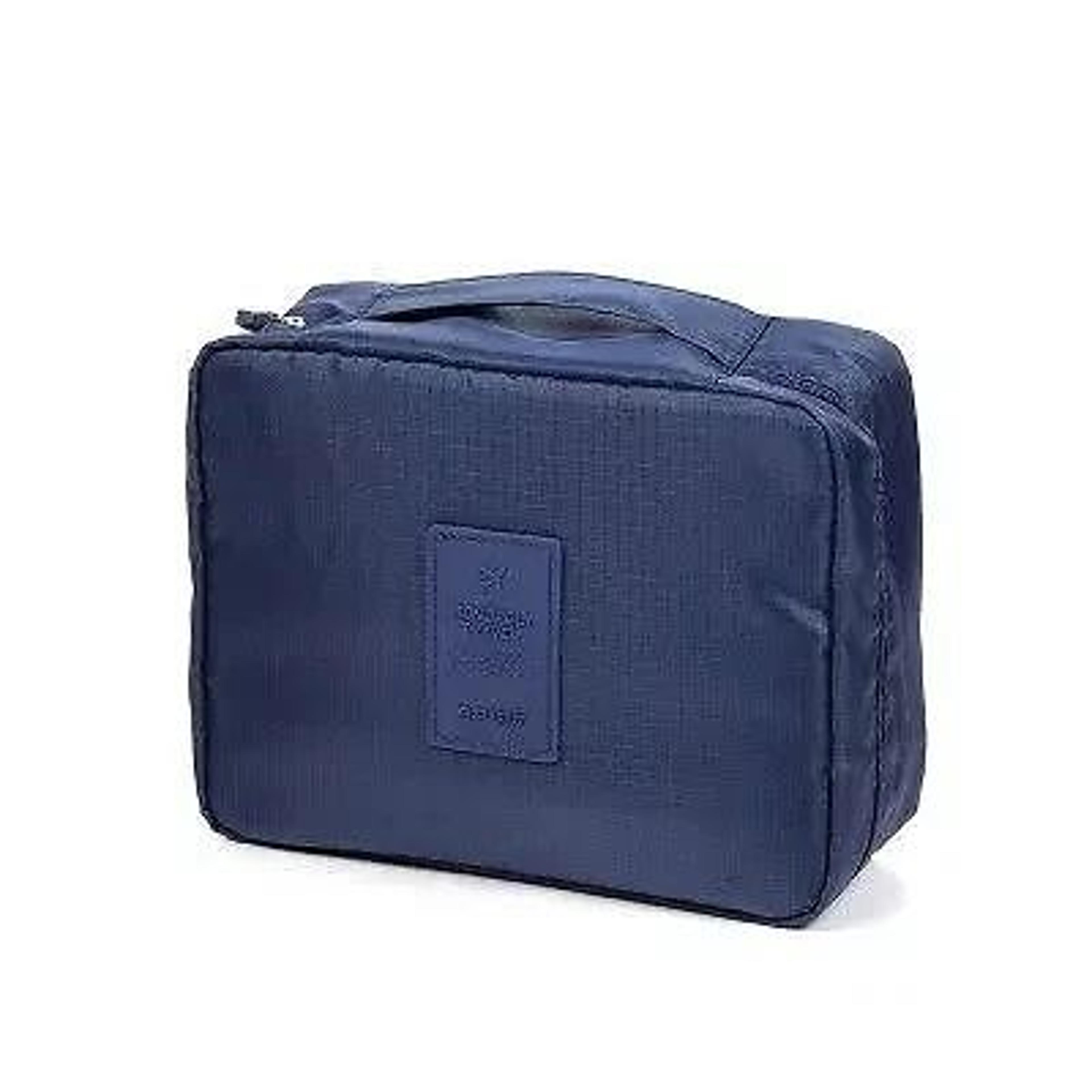 spacious travel cosmetic & toiletry organizer bag for women – stylish storage pouch