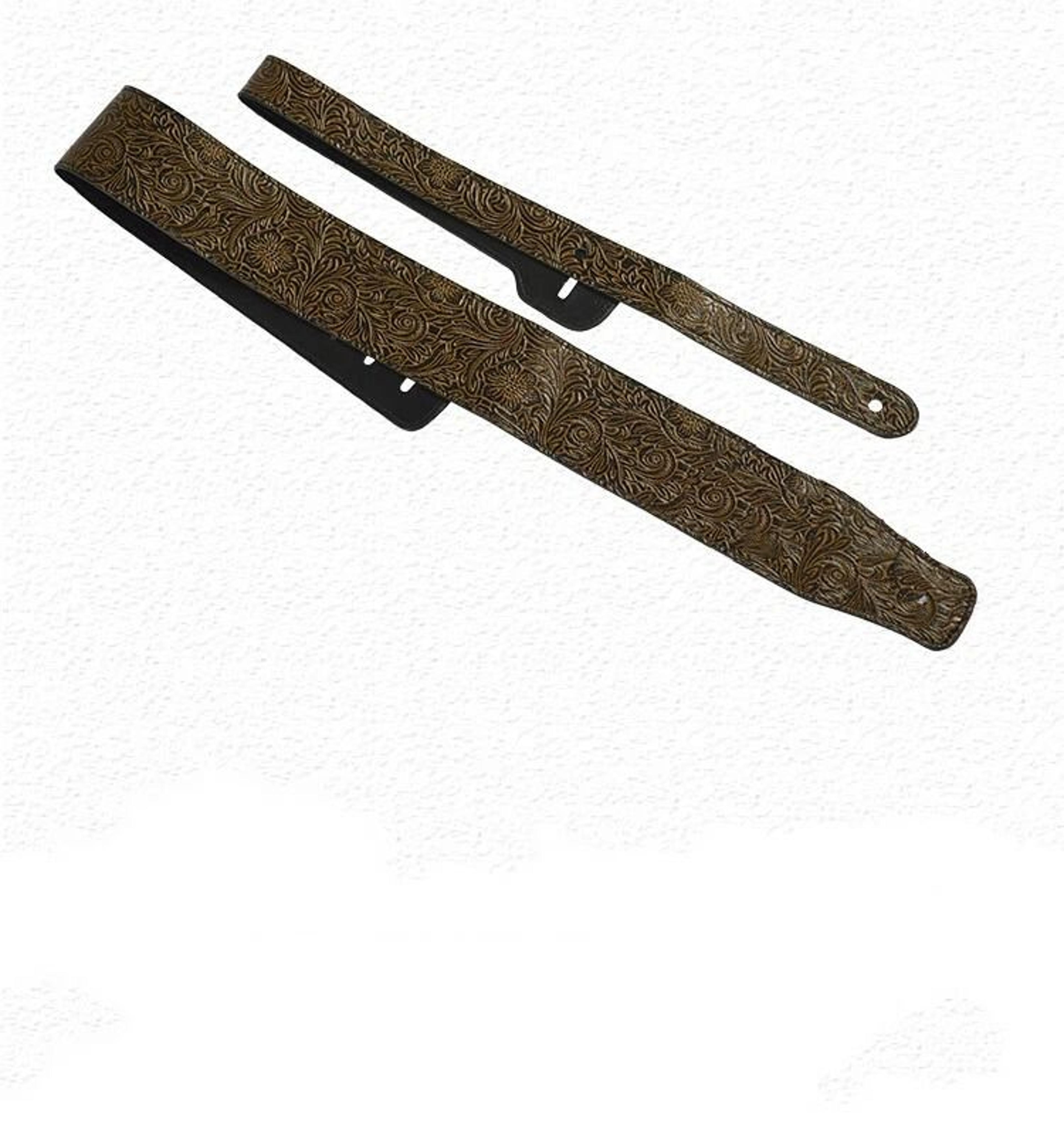 snake skin pattern pu leather guitar strap – adjustable for electric & bass guitars, comfortable & stylish