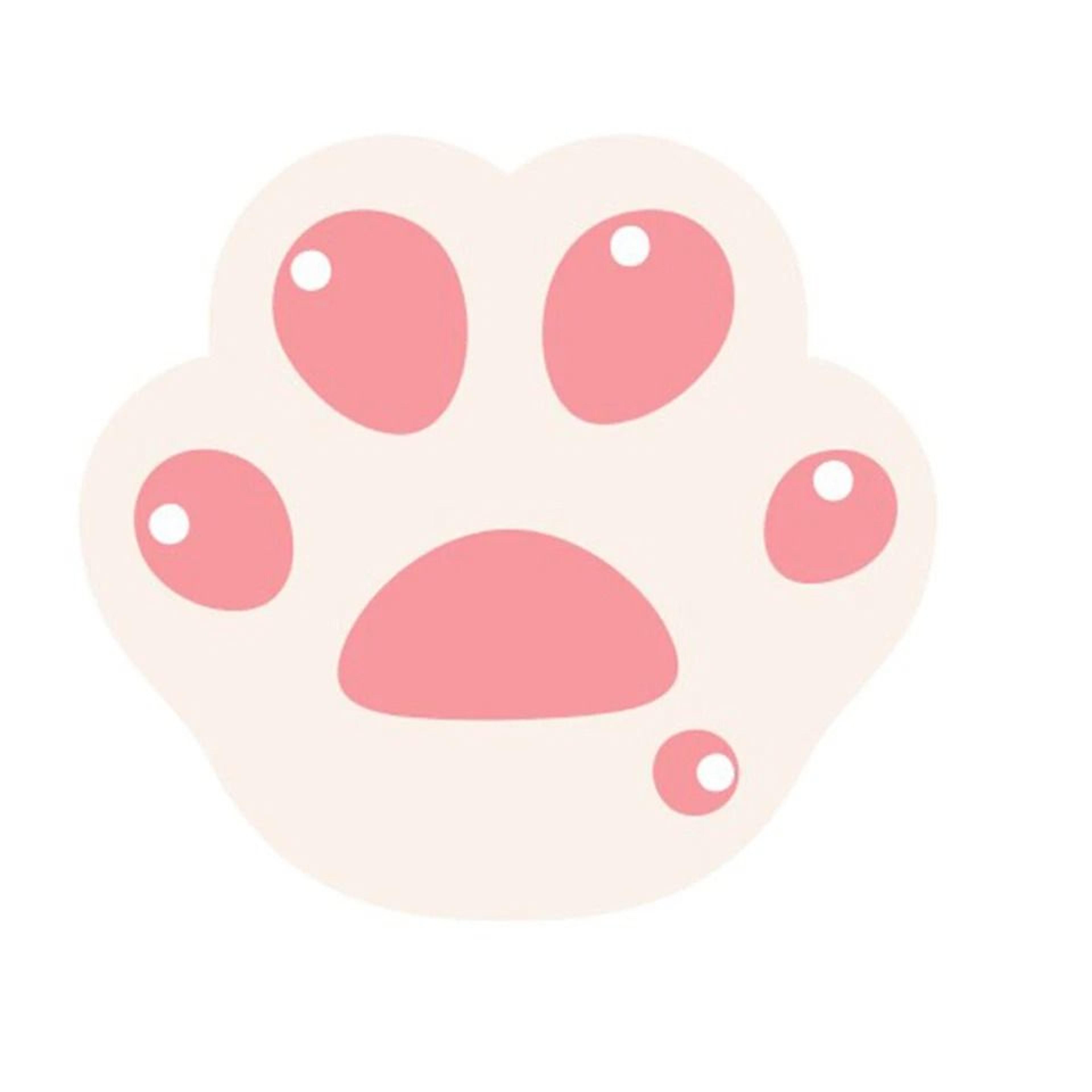 cat paw mouse pad non-slip rubber for office, laptop, and gaming use