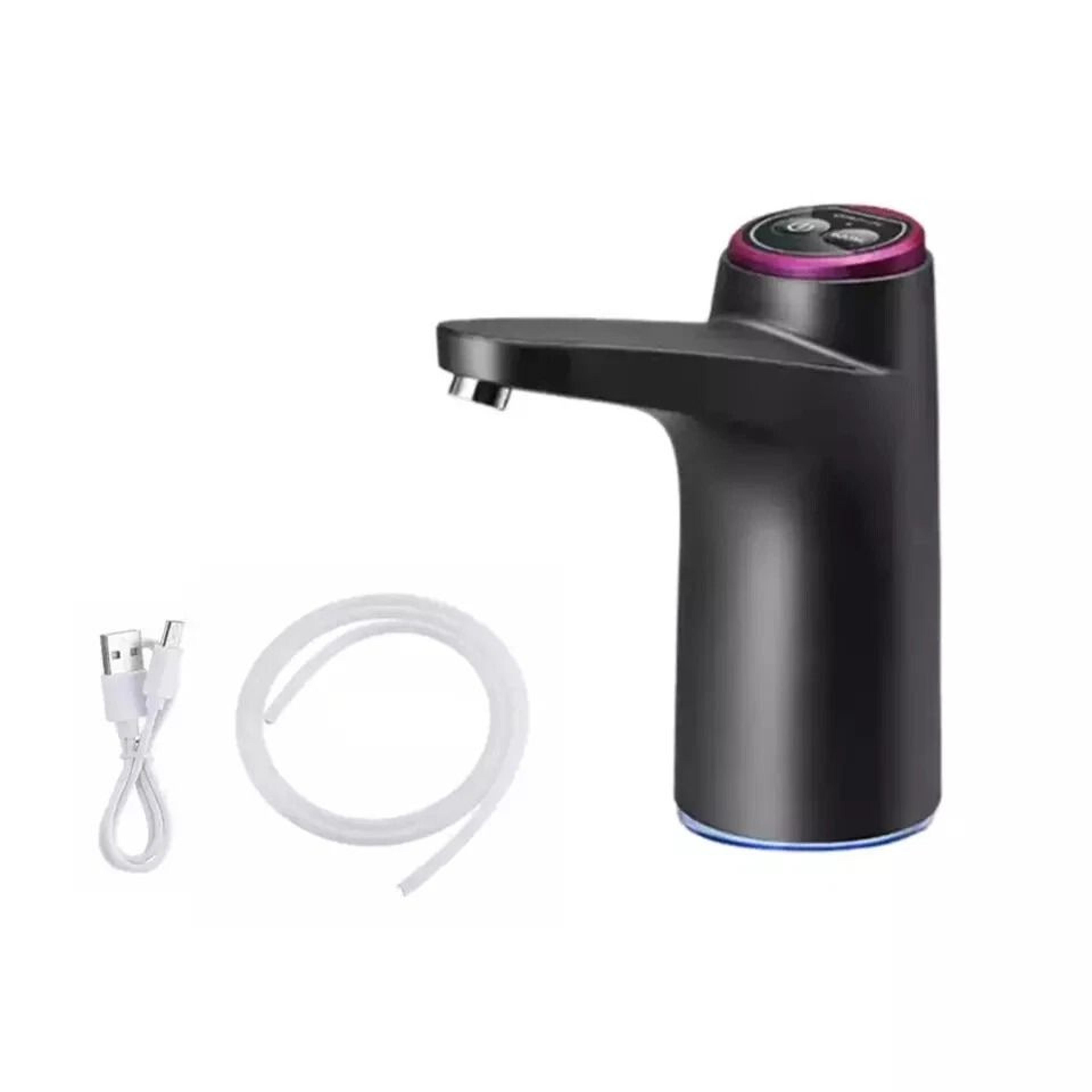 electric automatic water bottle pump – universal jug dispenser, usb rechargeable