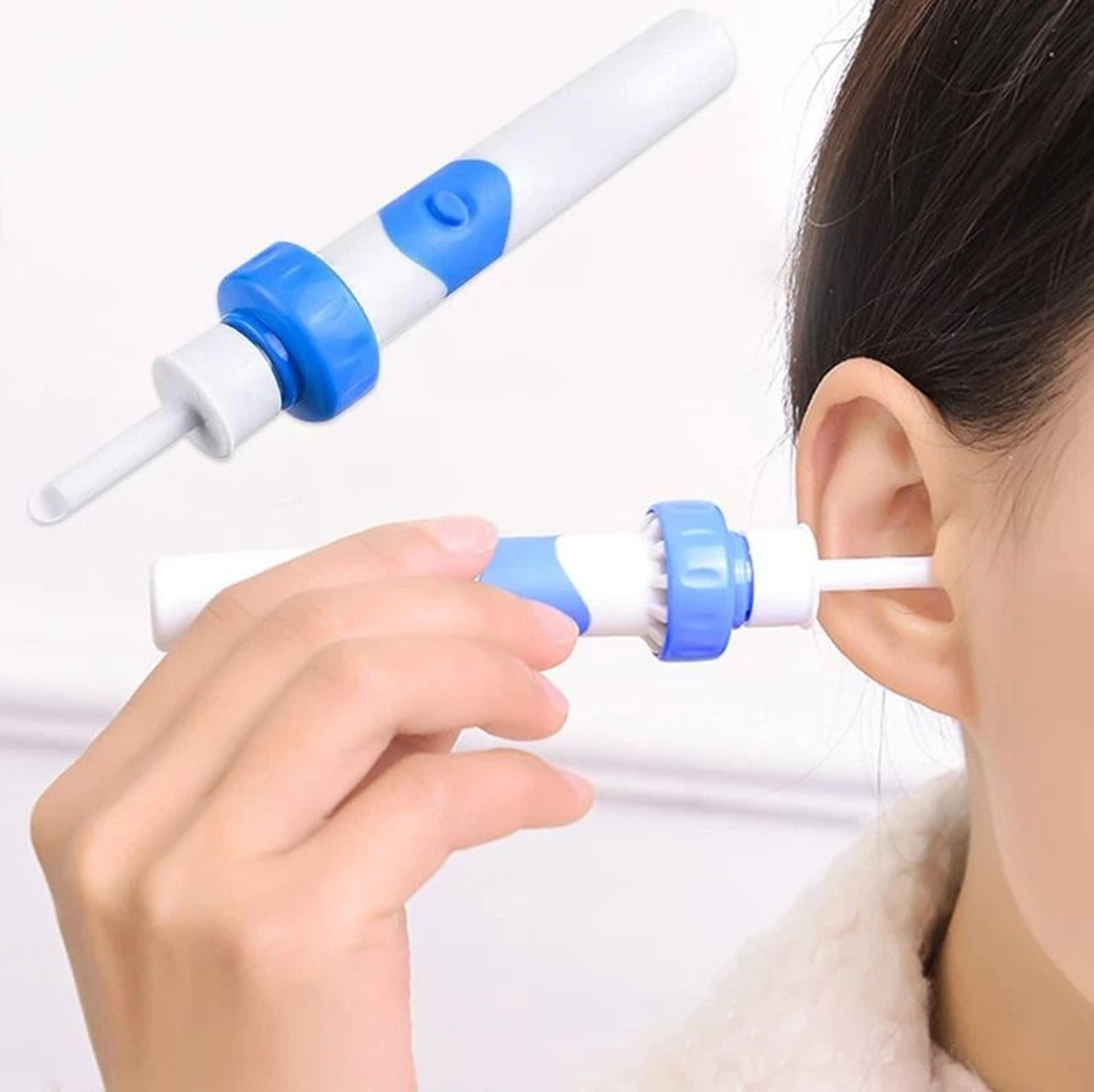 cordless electric ear wax cleaner with vacuum & vibration – safe & painless ear care
