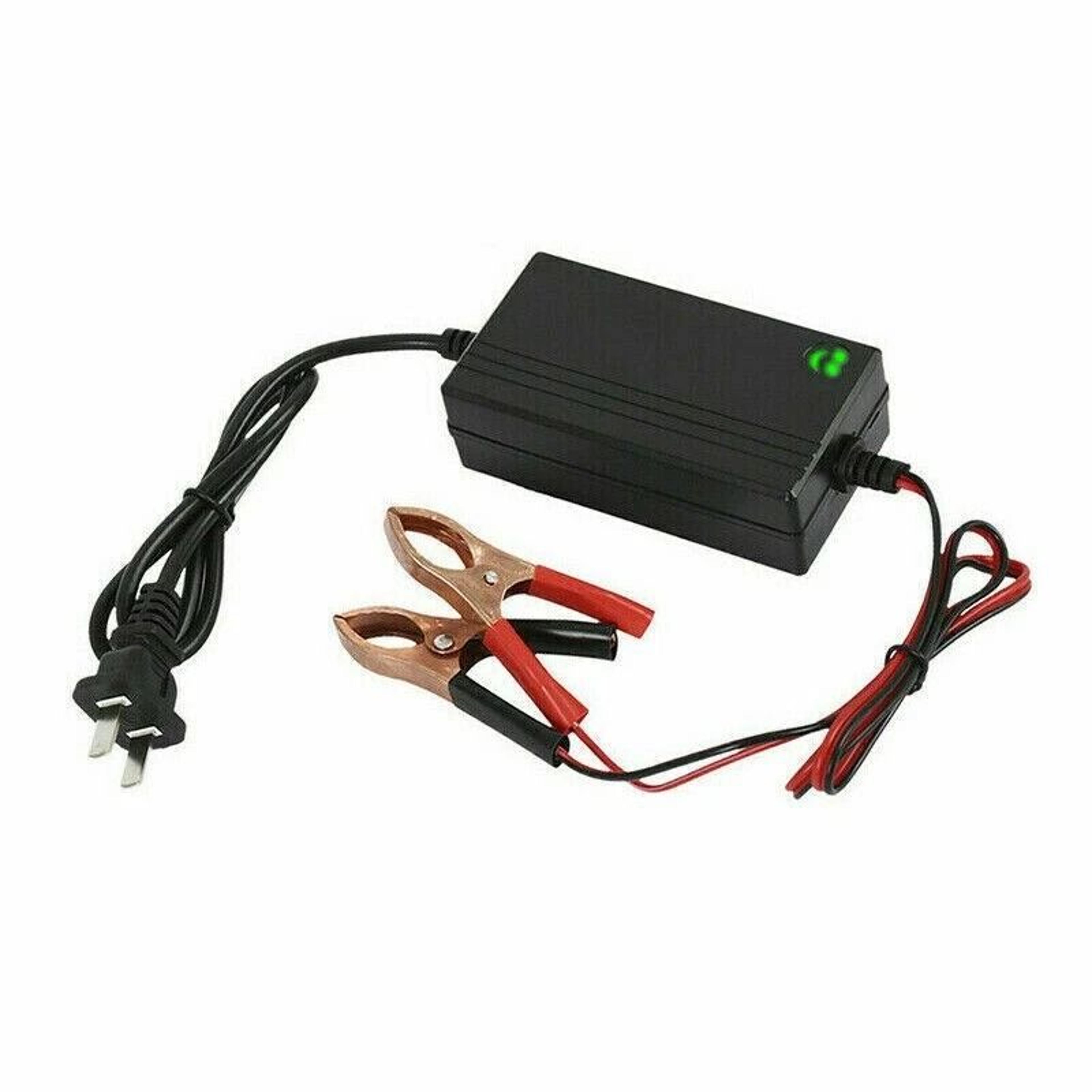 portable car battery charger & maintainer – universal for trucks, boats, motorcycles & more