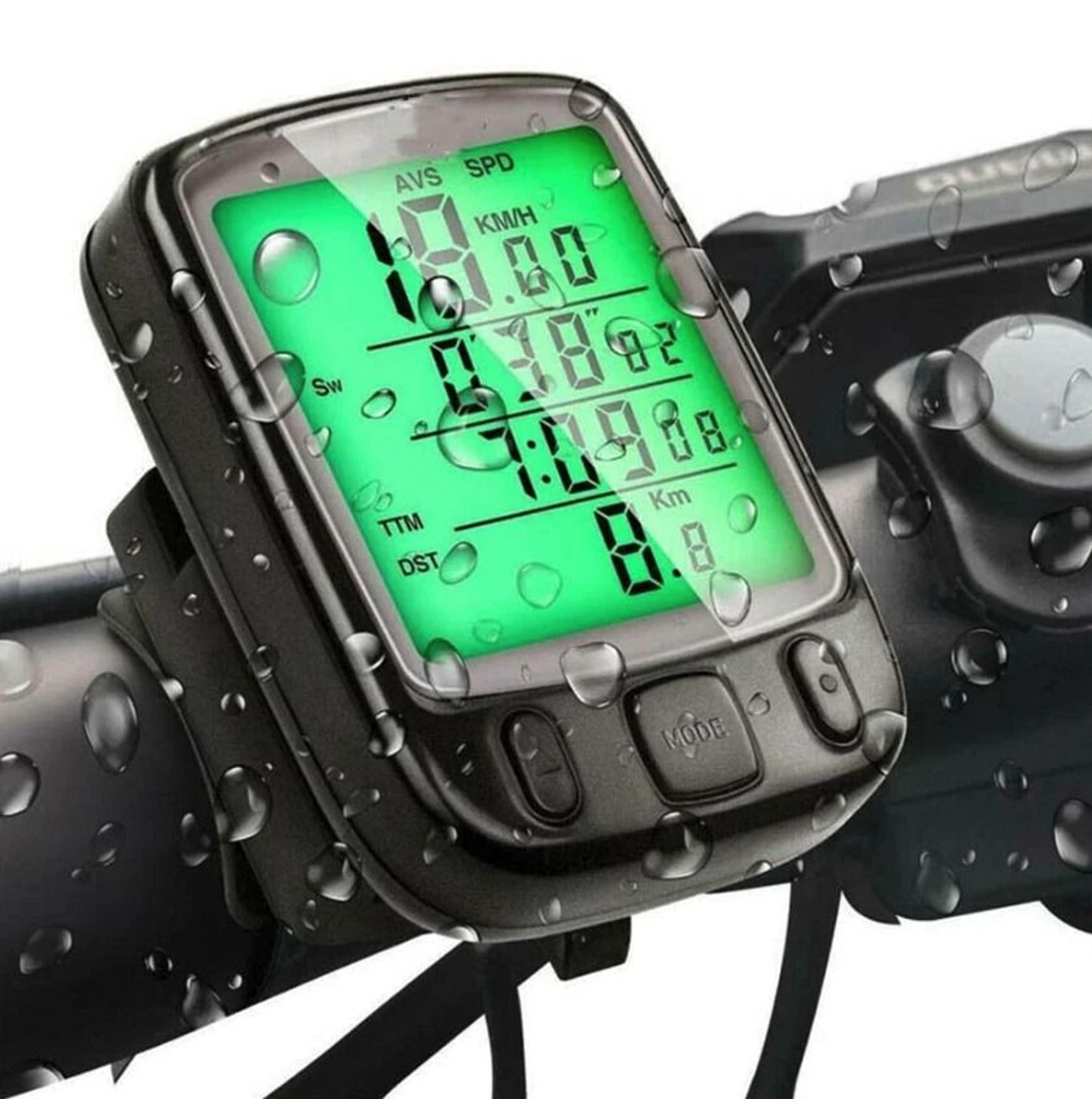 wireless lcd bike speedometer – waterproof digital odometer