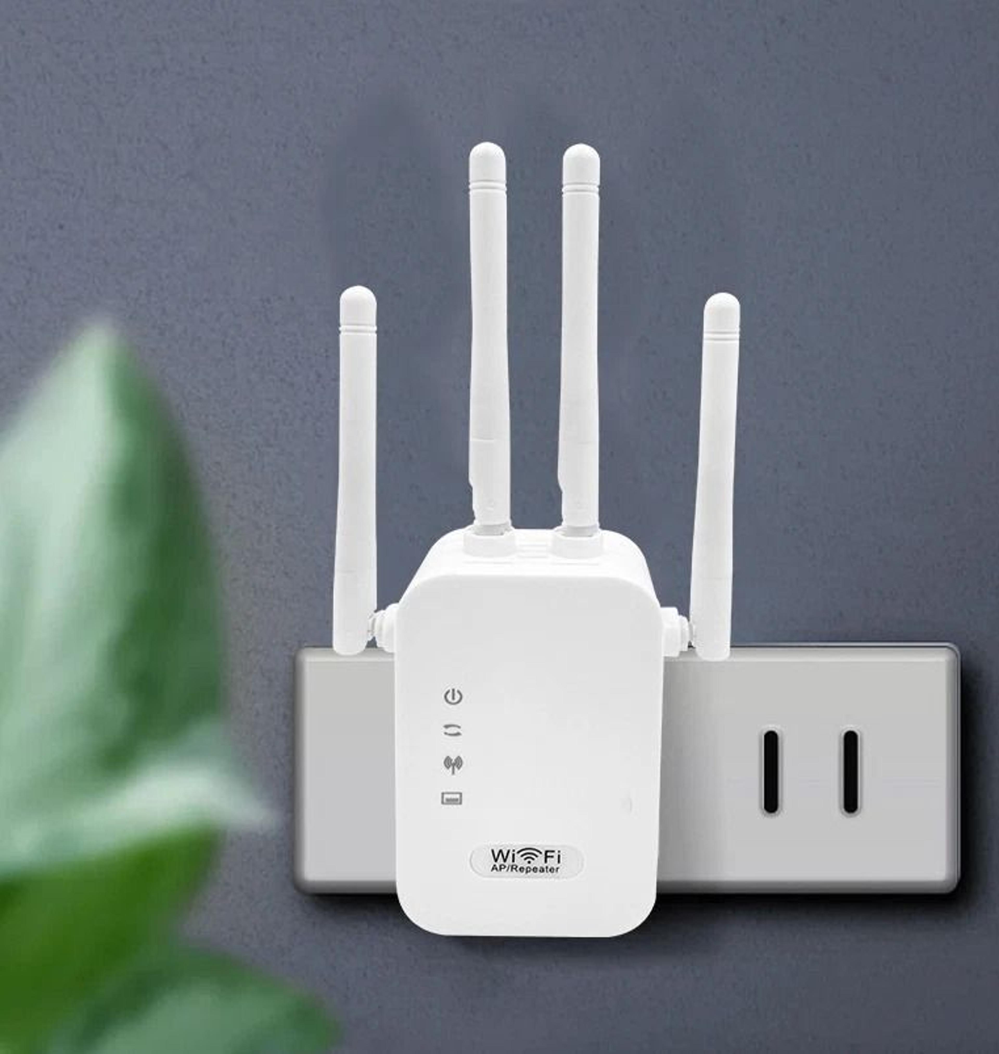 wifi range extender – internet booster network router, wireless signal repeater