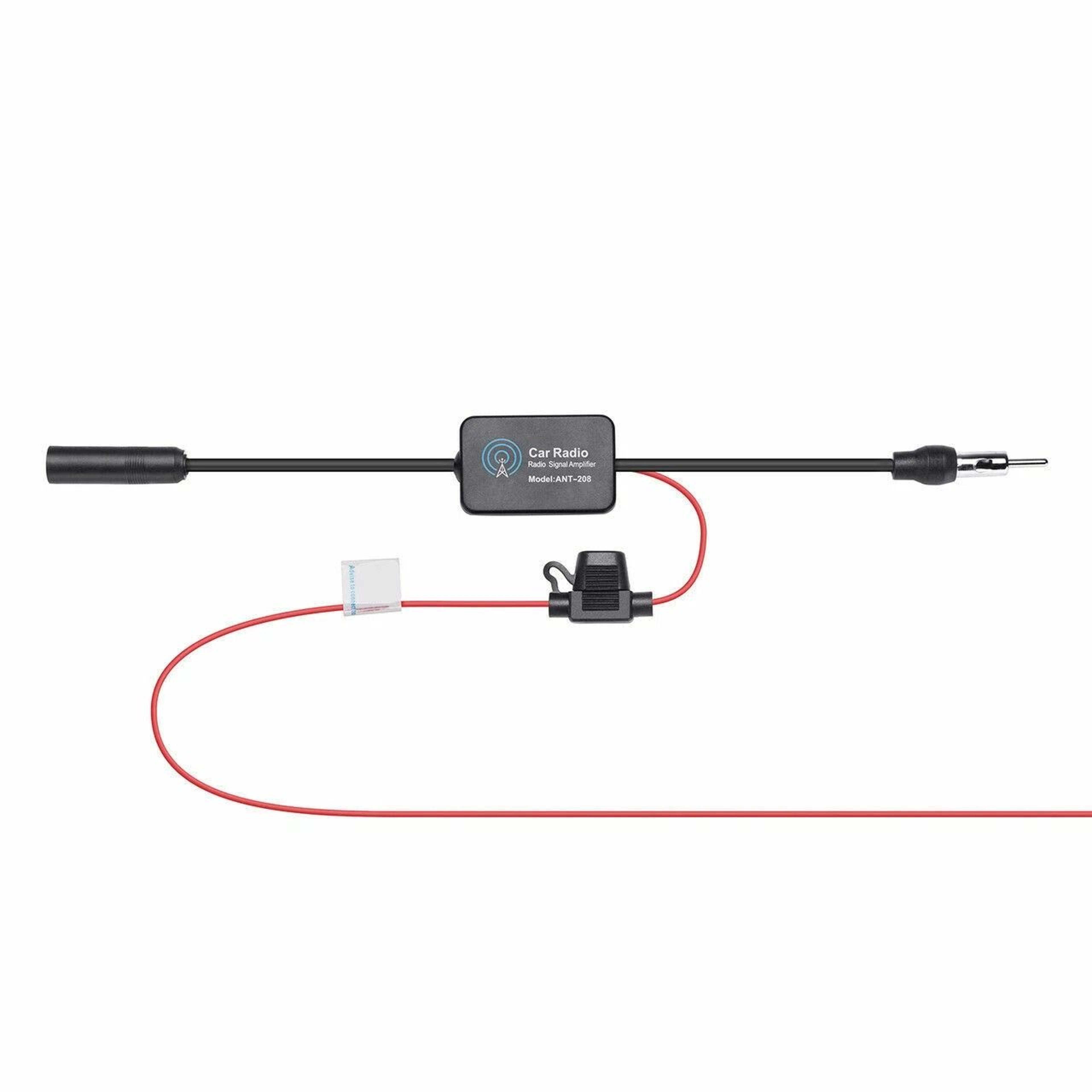 car radio signal antenna amplifier booster for clearer reception