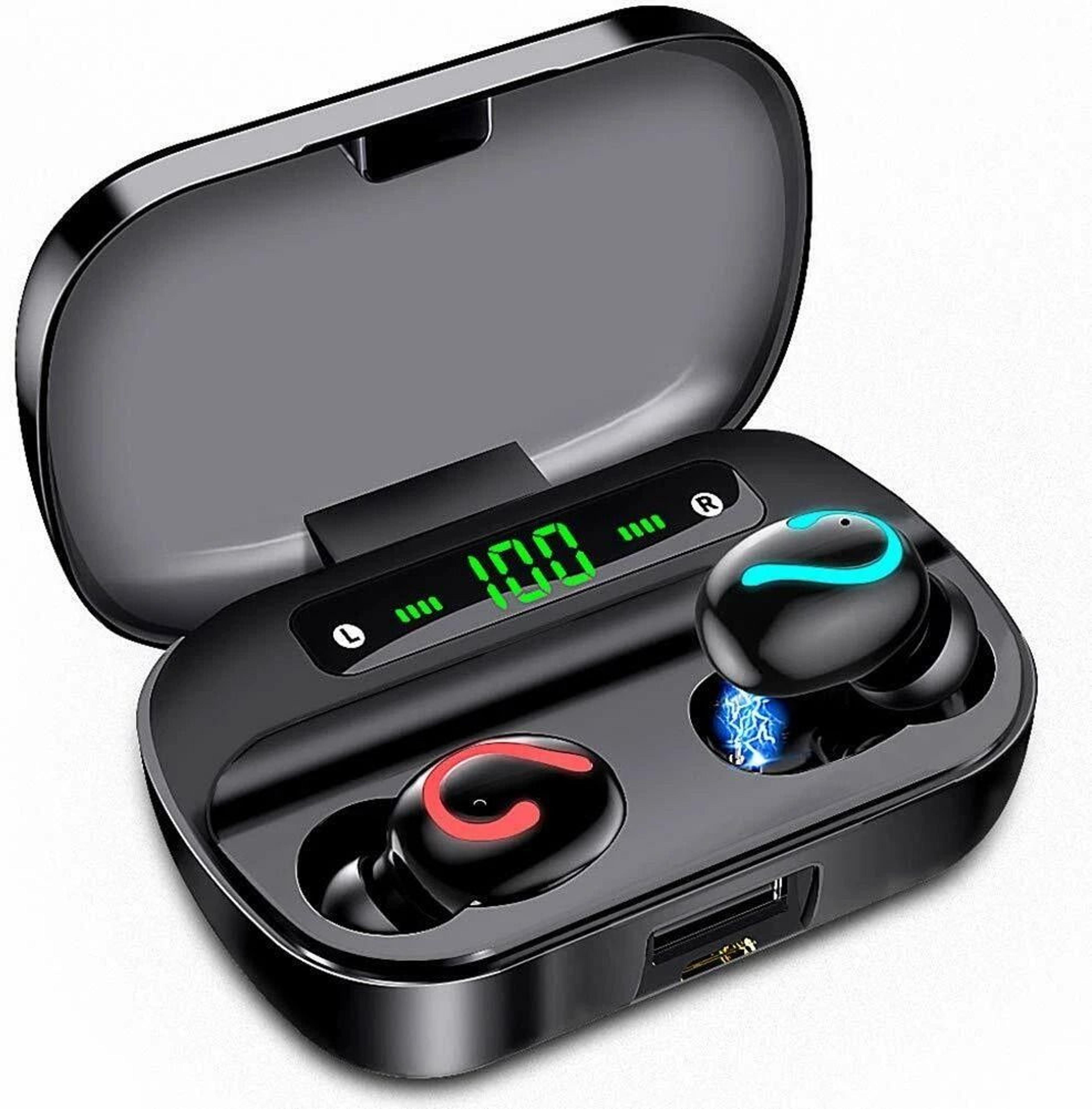 bluetooth wireless earbuds - mini tws stereo headphones waterproof & hi-fi sound