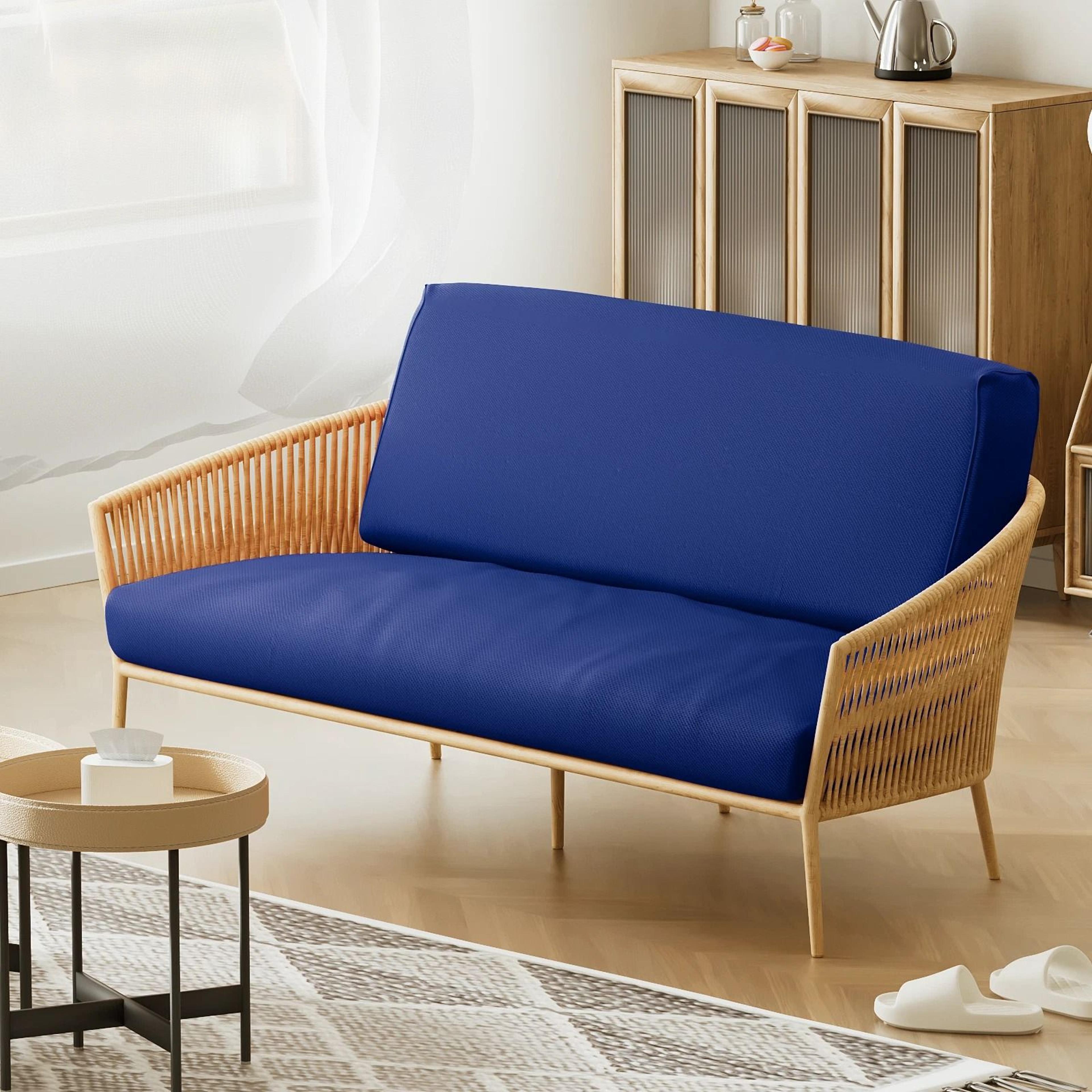 twin size slipcover stretch futon cover - sofa protector for cushions