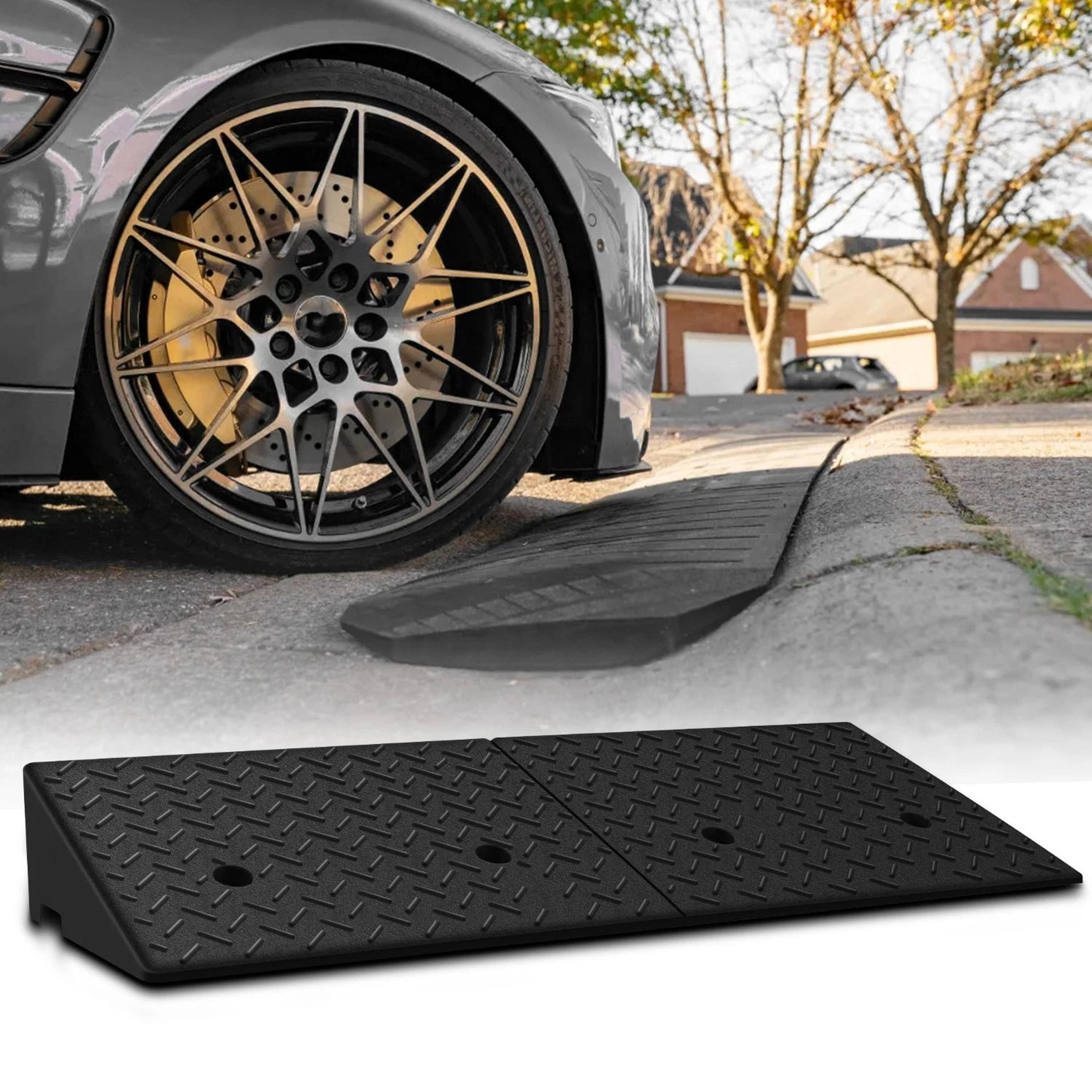 car ramp for vehicle maintenance - heavy duty truck service ramp for oil changes and repairs