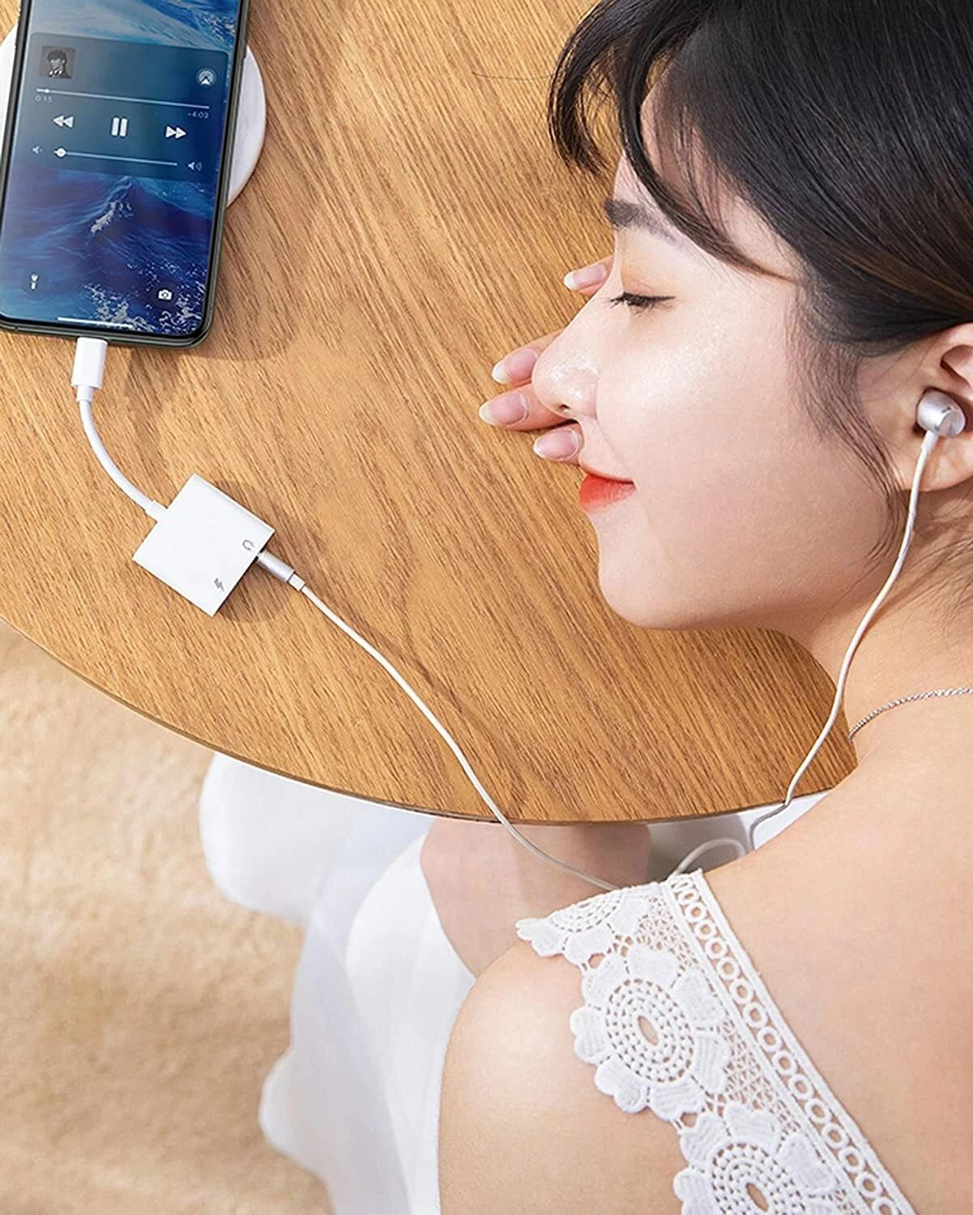 adapter headphone & charger – dual function fast charger