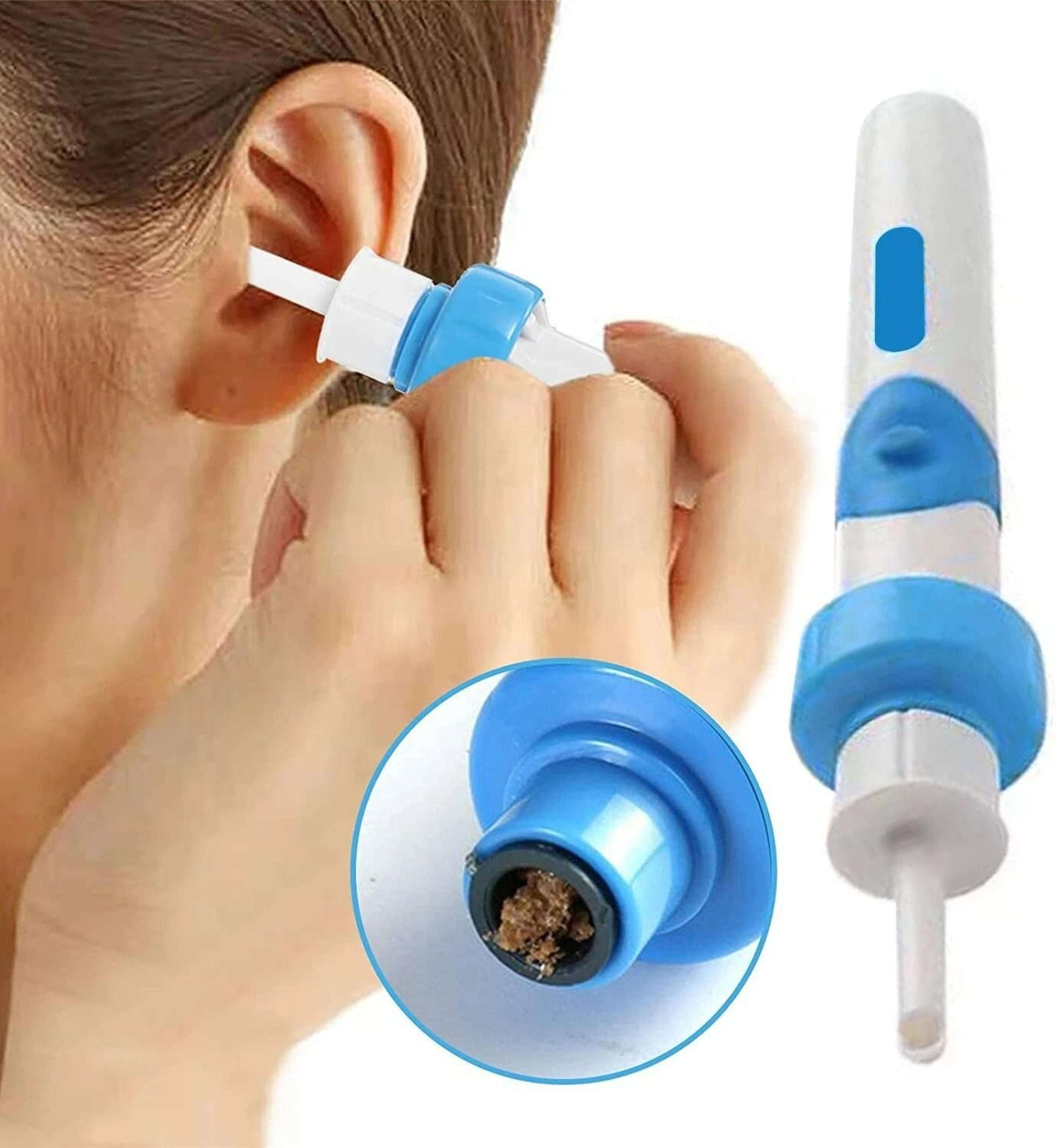 electric cordless vacuum ear cleaner – safe, painless wax removal for clearer hearing